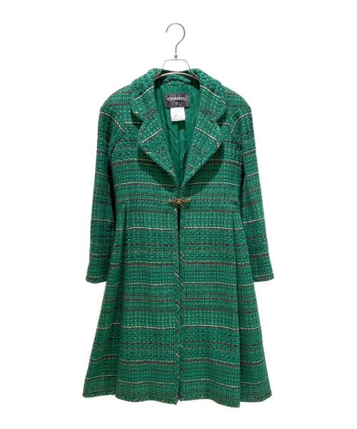 中古・古着通販】CHANEL (シャネル) ターンロックツイードコート