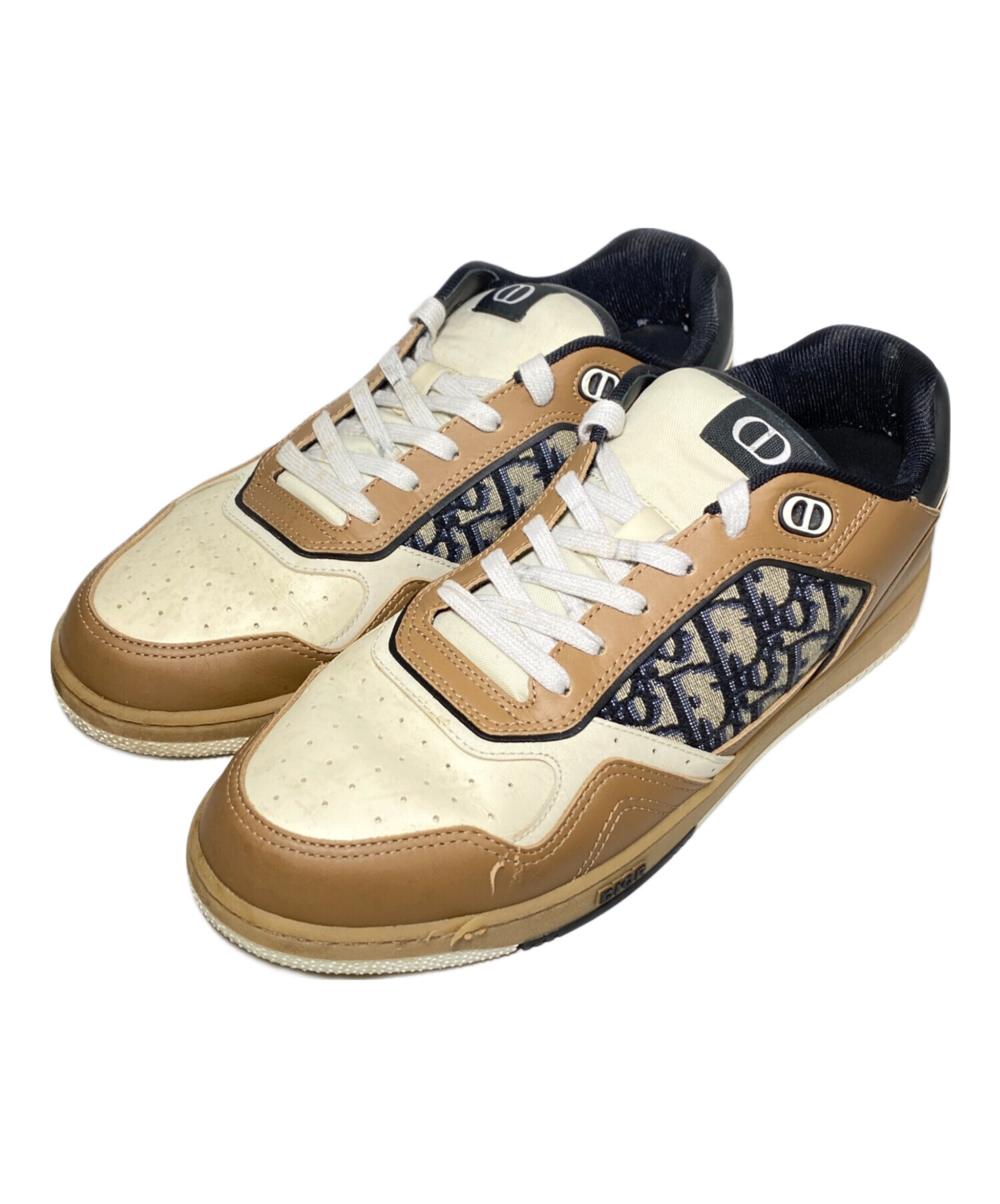 中古・古着通販】Dior (ディオール) オブリークスニーカー ベージュ 