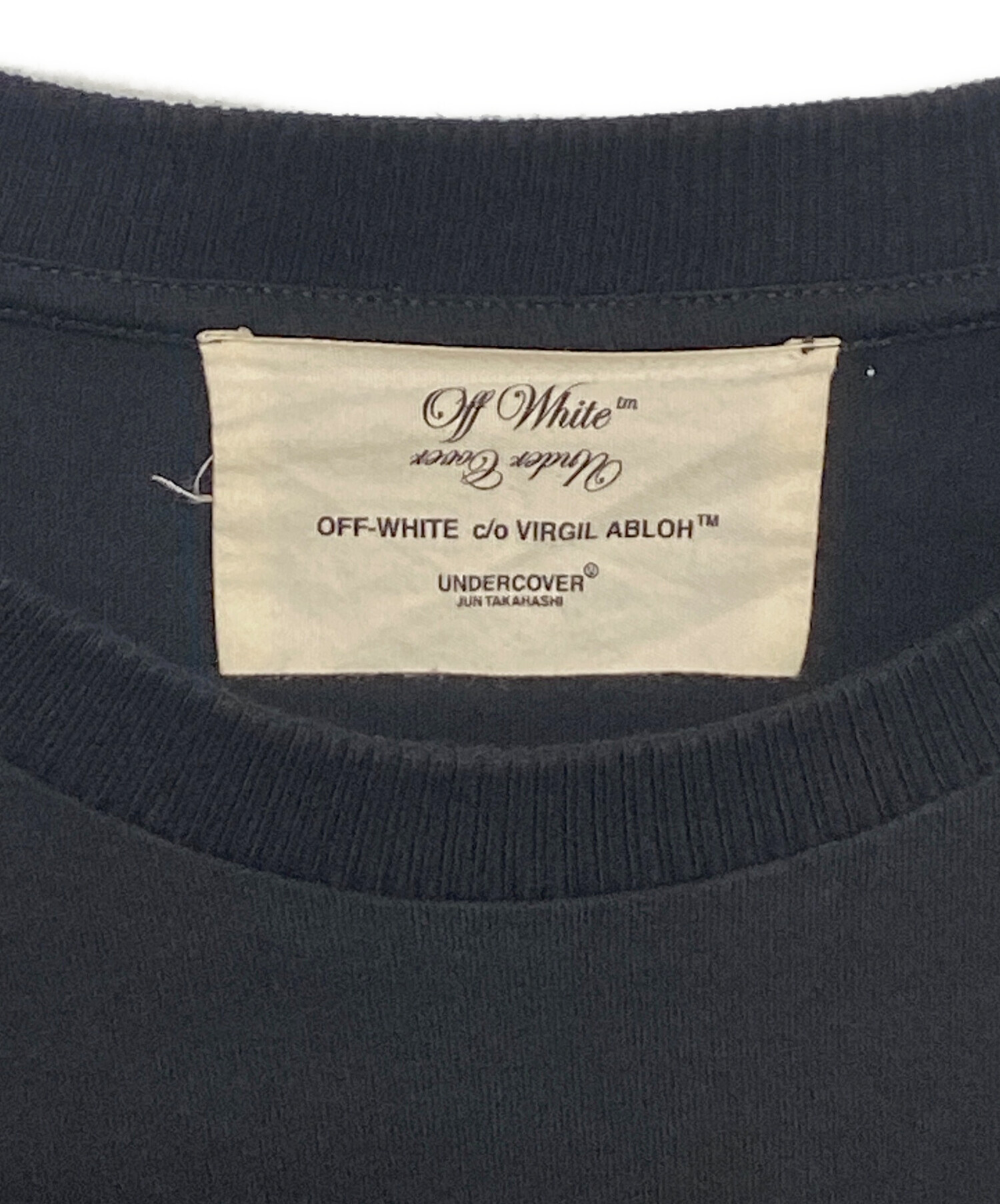 OFF-WHITE UNDERCOVER グラフィックTシャツ ブラック Off-white X Undercover Skeleton Dart T-shirt Black | The Webster