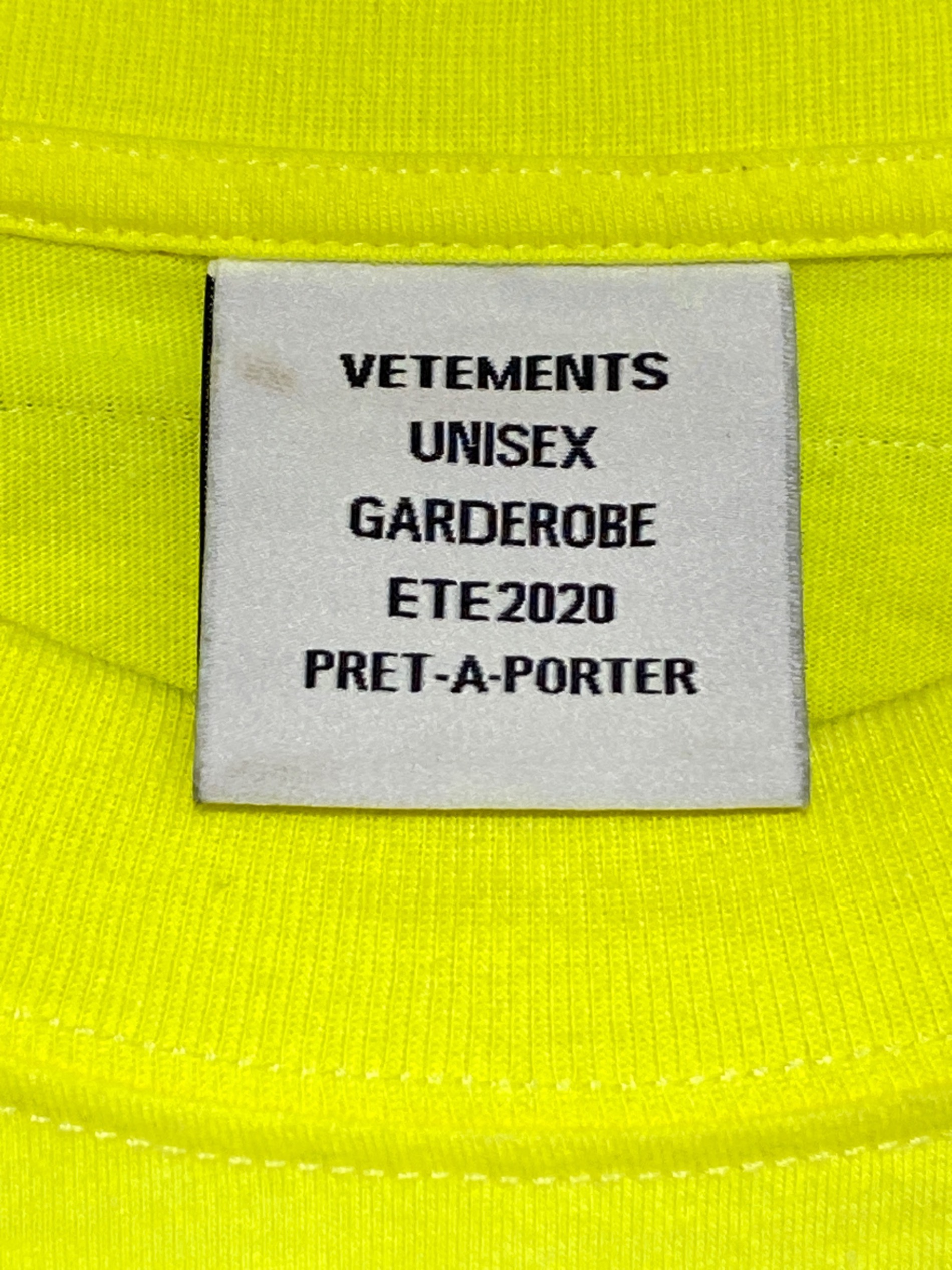 中古・古着通販】VETEMENTS (ヴェトモン) BARCODE PATCH LOGO PRINT 