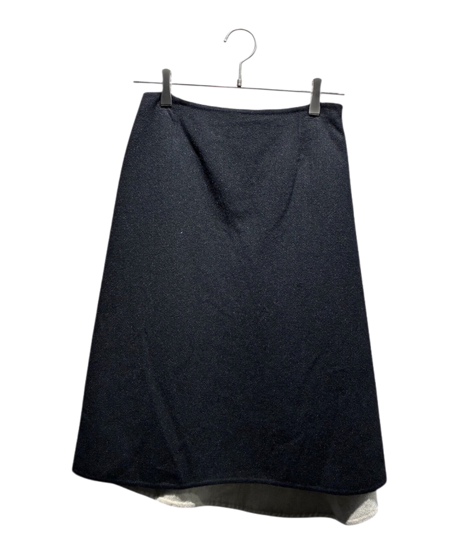 中古・古着通販】HERMES (エルメス) カシミヤ混ダブルフェイススカート