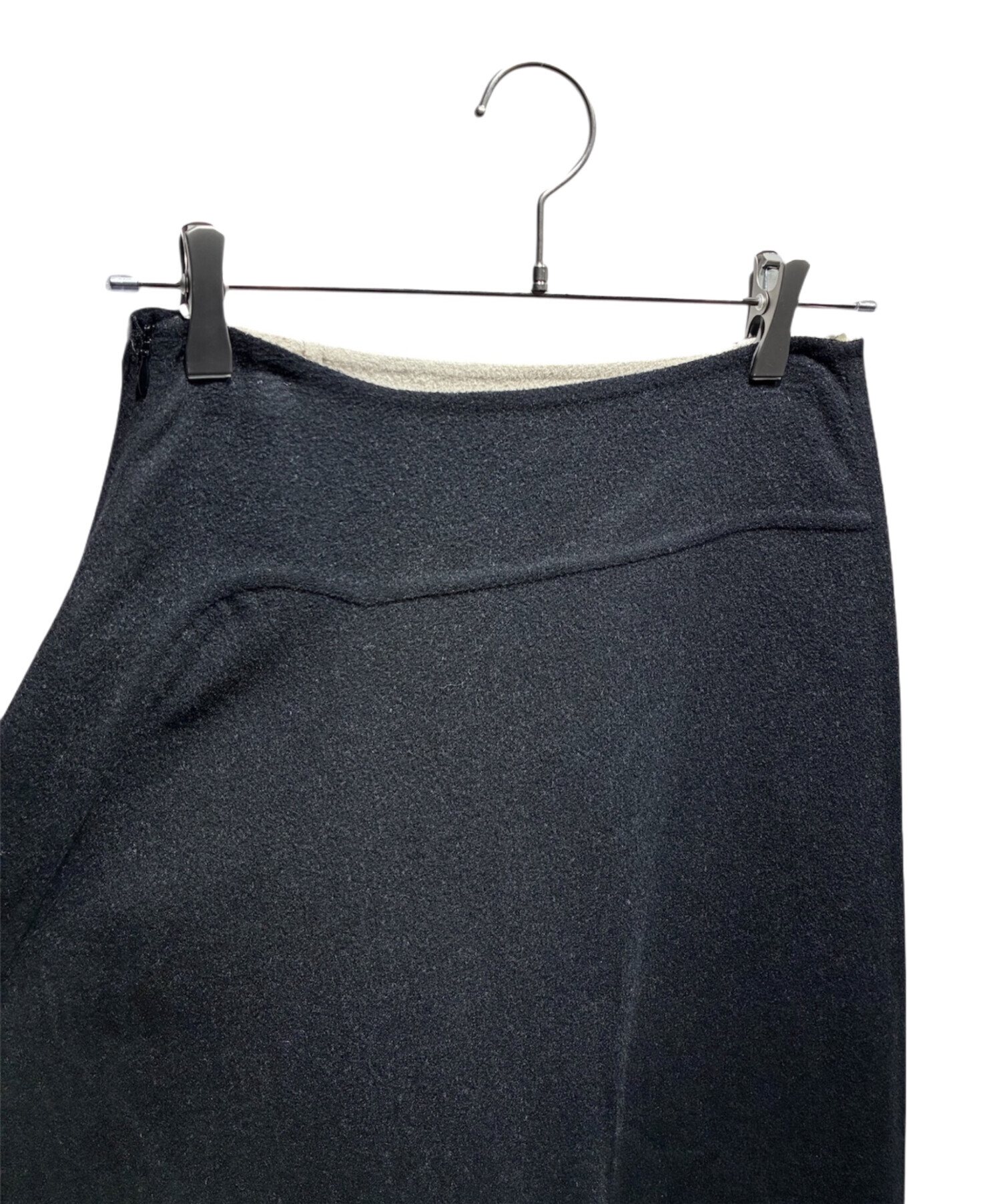 中古・古着通販】HERMES (エルメス) カシミヤ混ダブルフェイススカート