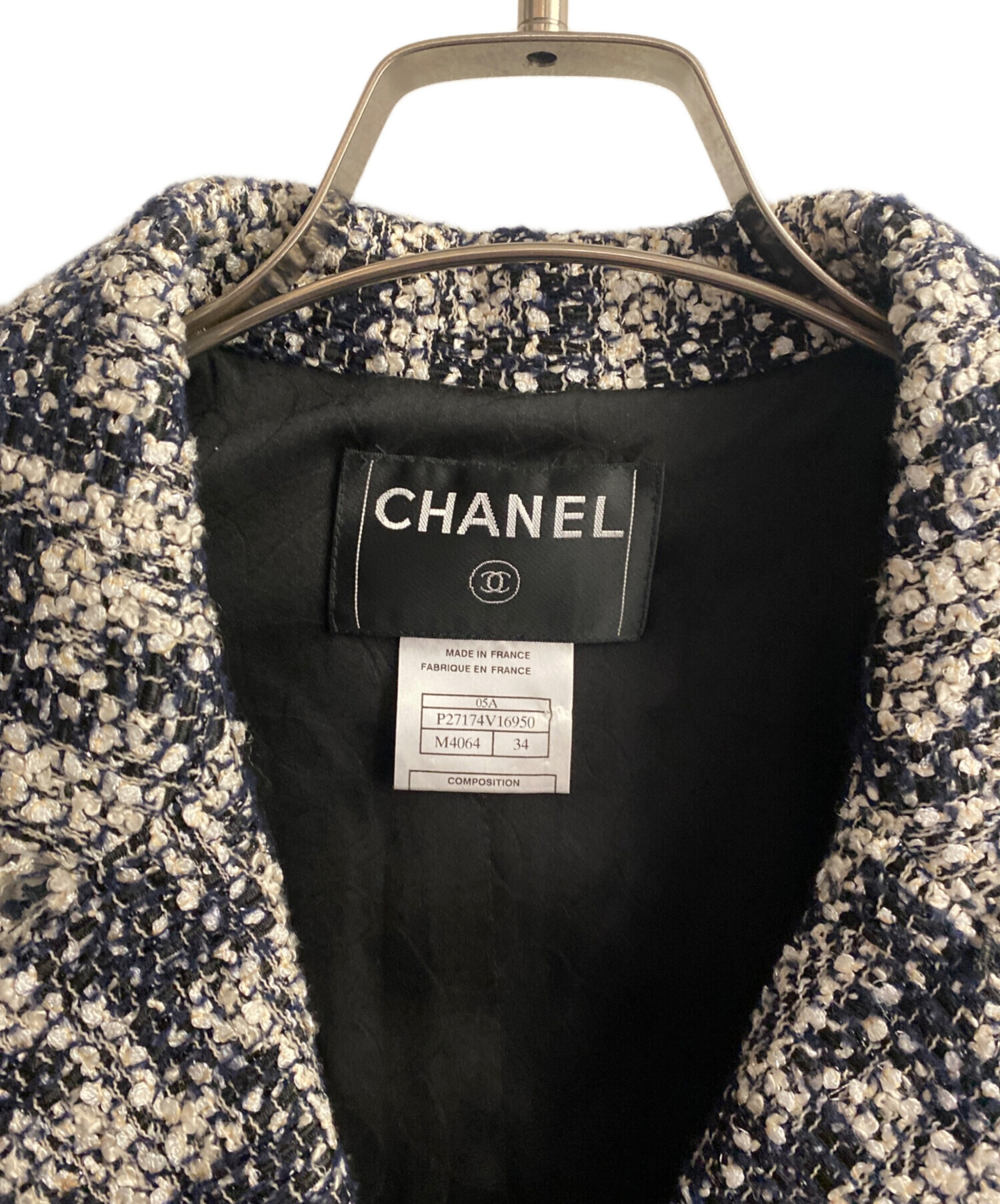 中古・古着通販】CHANEL (シャネル) ココマーク3Bツイードジャケット