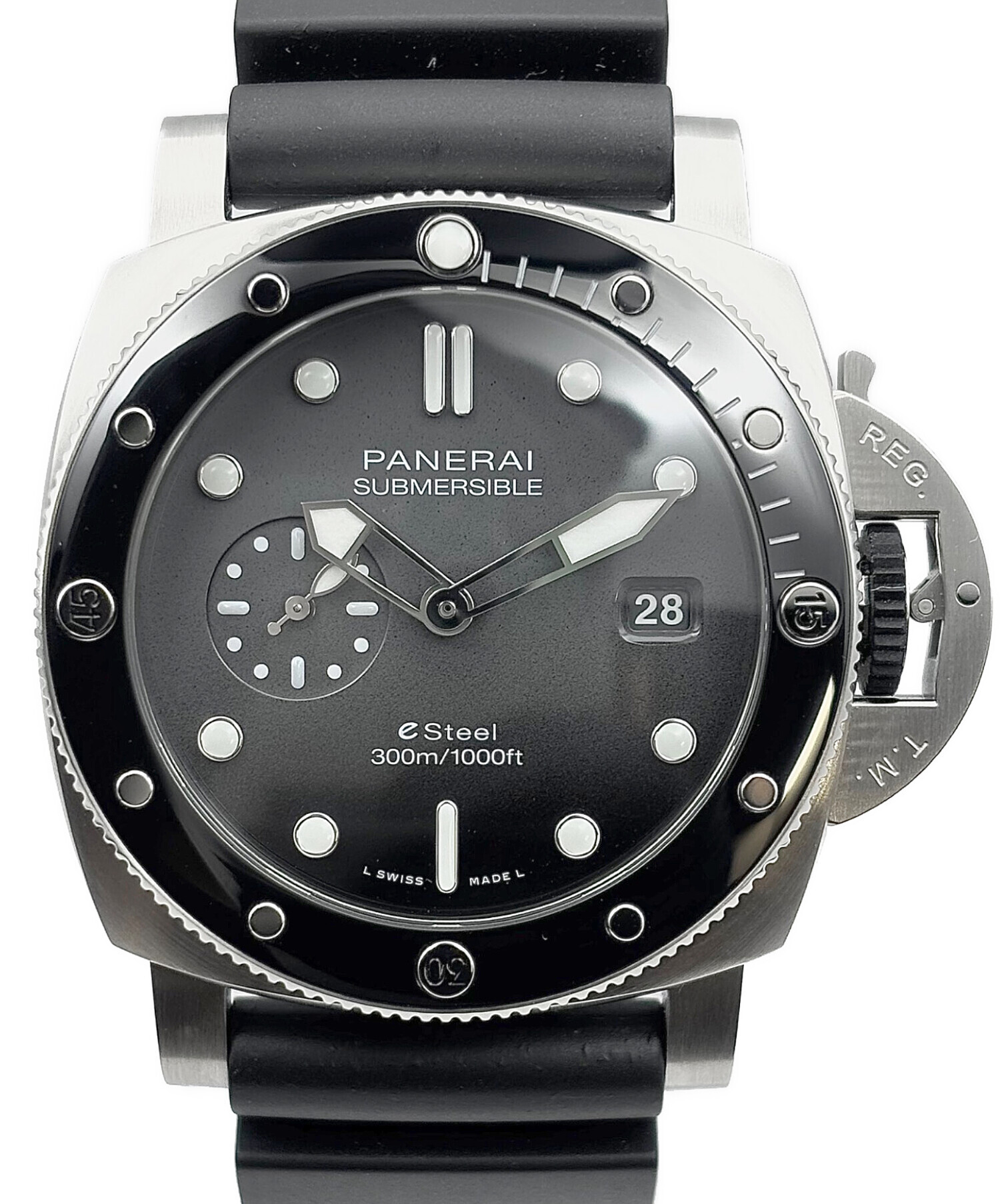 中古・古着通販】PANERAI Submersible Quarantaquattro E-Steel Grigio