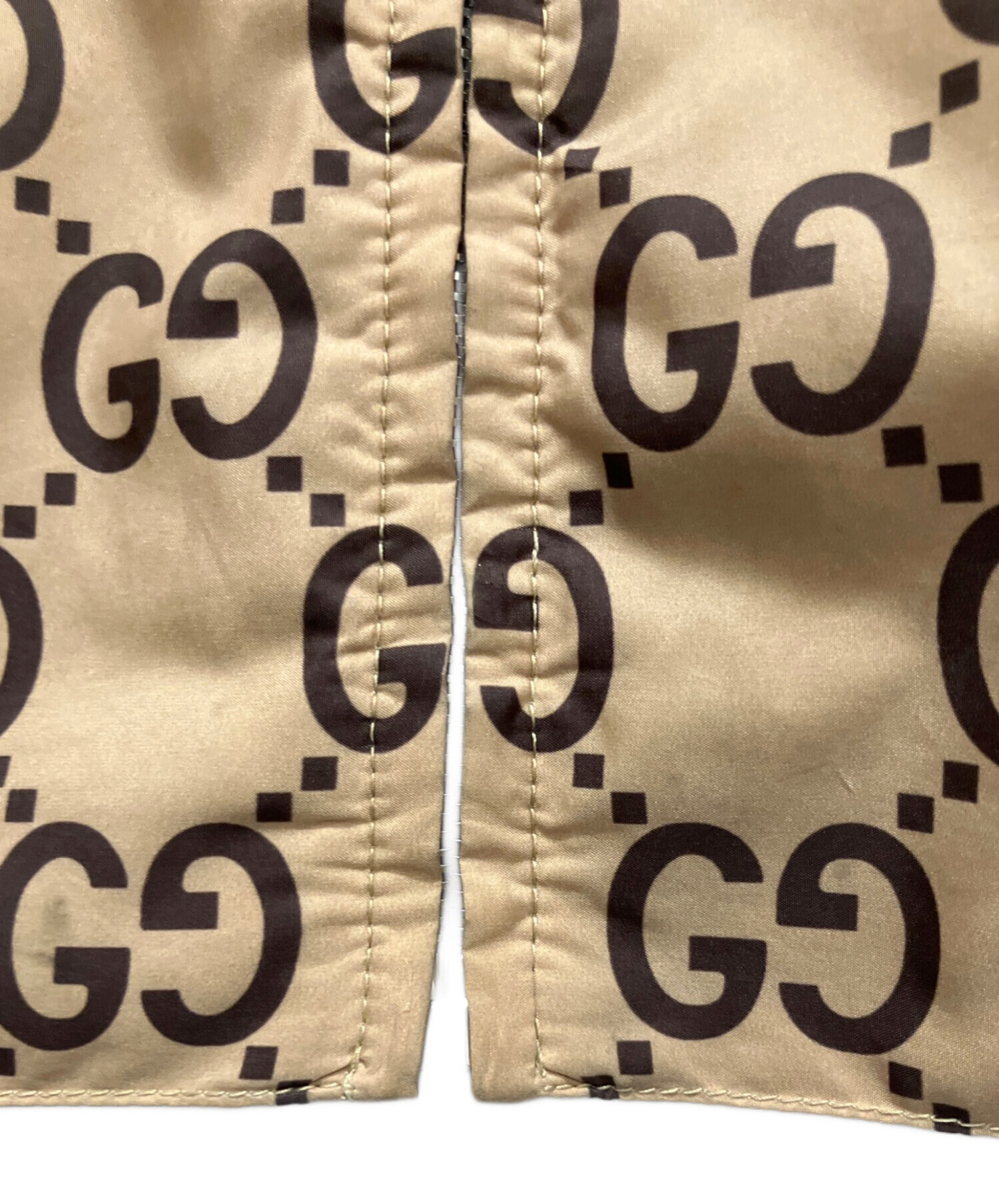 中古・古着通販】GUCCI (グッチ) ライトナイロン GGフードジャケット