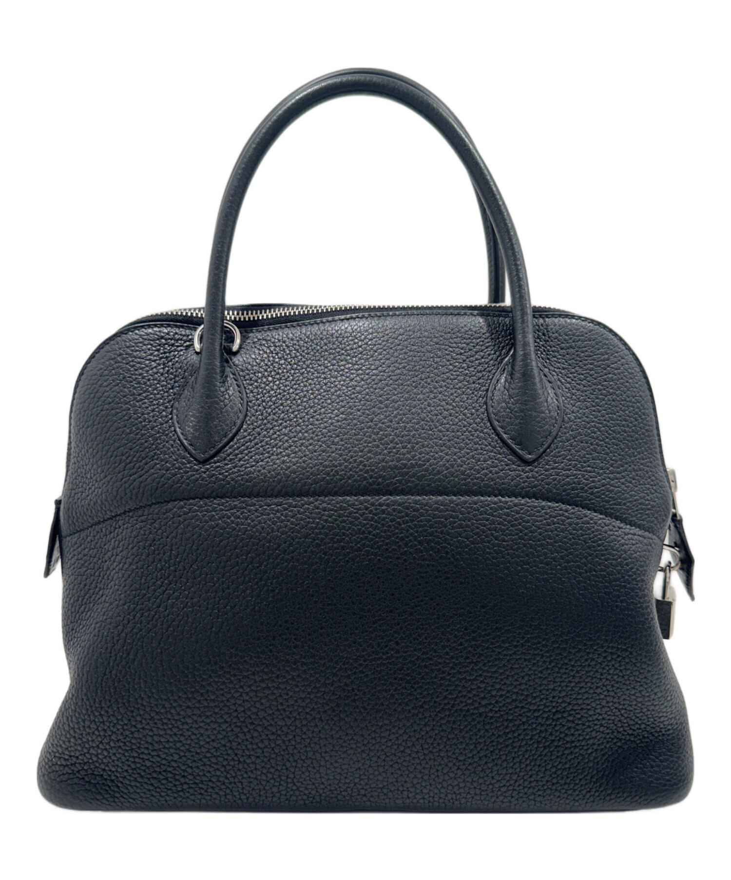 ❤お得なお品❤ボリード31 ブラックｘシルバー金具 エルメス A刻印 箱付き 中古・古着通販】HERMES (エルメス) ボリード31/シルバー金具/ブラック