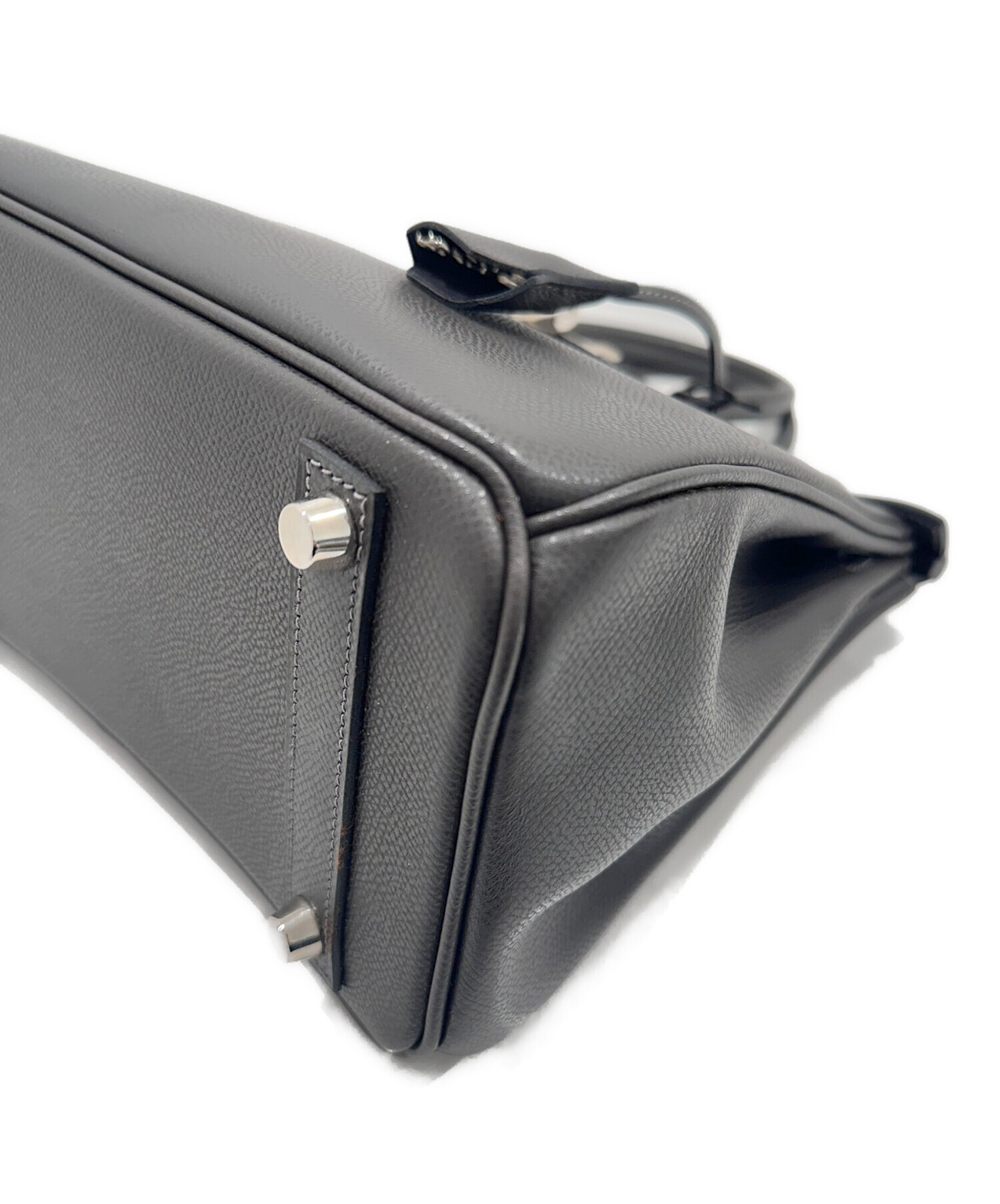 中古・古着通販】HERMES (エルメス) バーキン25/シルバー金具/ヴォー