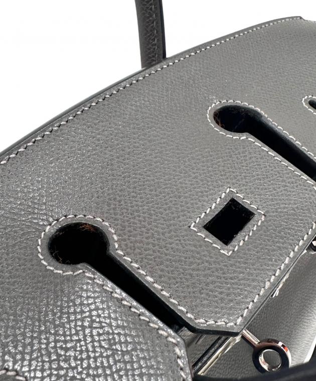 中古・古着通販】HERMES (エルメス) バーキン25/シルバー金具/ヴォー