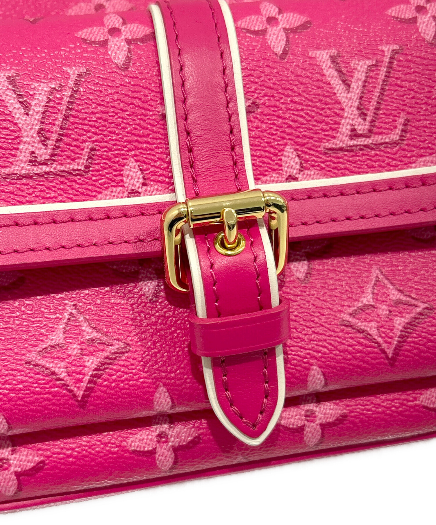 LOUIS VUITTON ルイヴィトン ショルダーバッグ  ピンク 【古着】【中古】【送料無料】 中古・古着通販】LOUIS VUITTON (ルイ ヴィトン) マキシポシェット