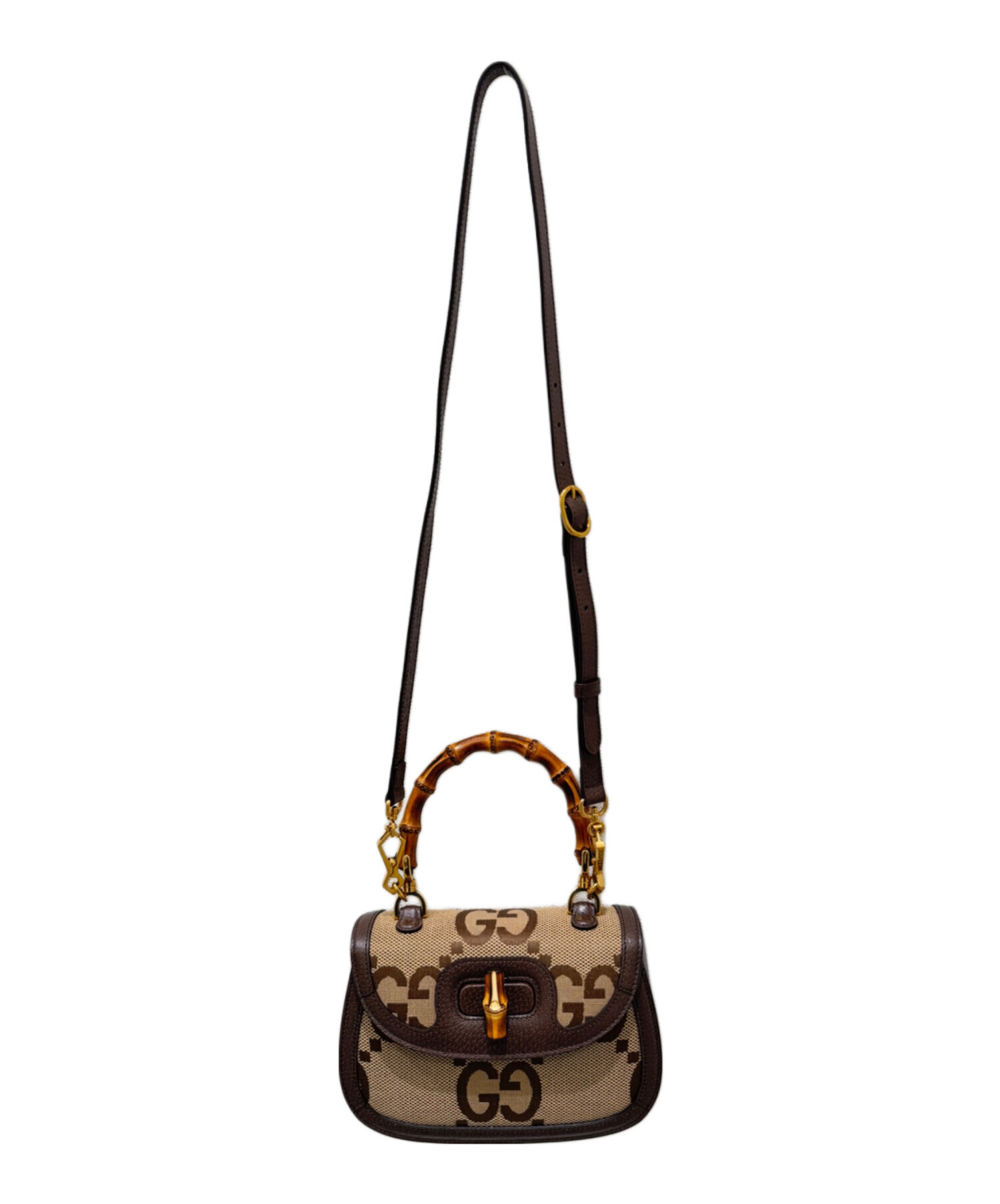 中古・古着通販】GUCCI (グッチ) 〈バンブー 1947〉スモールバッグ