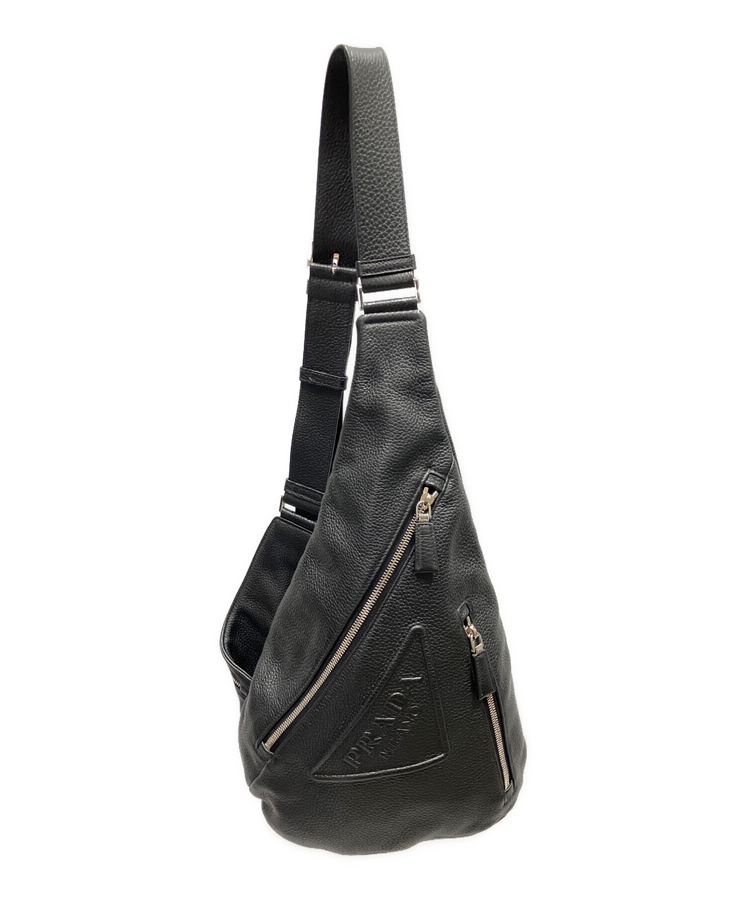 中古・古着通販】PRADA (プラダ) ヴィッテロダイノレザーボディバッグ