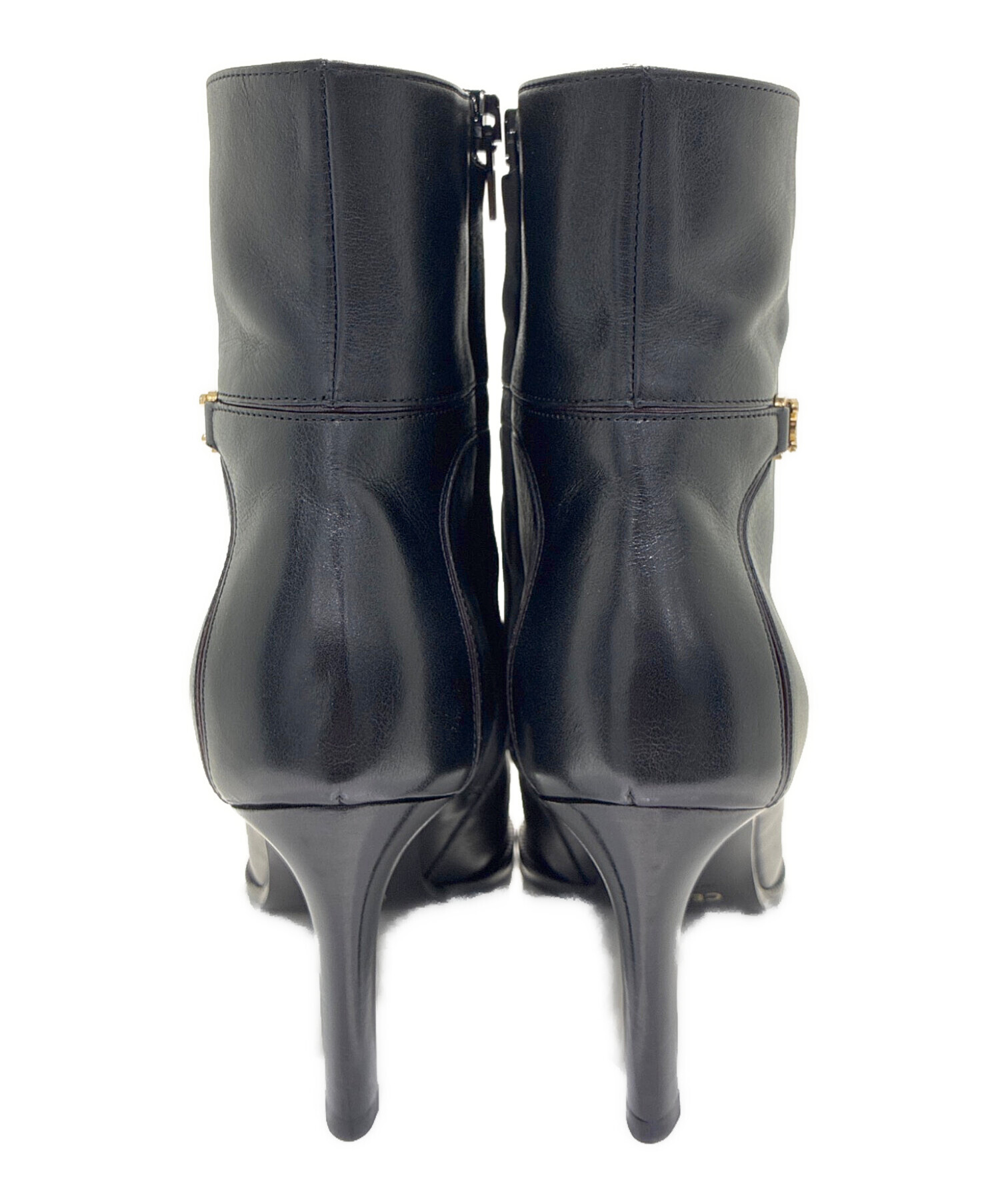 中古・古着通販】CELINE (セリーヌ) ベルヌイユブーツ ブラック サイズ