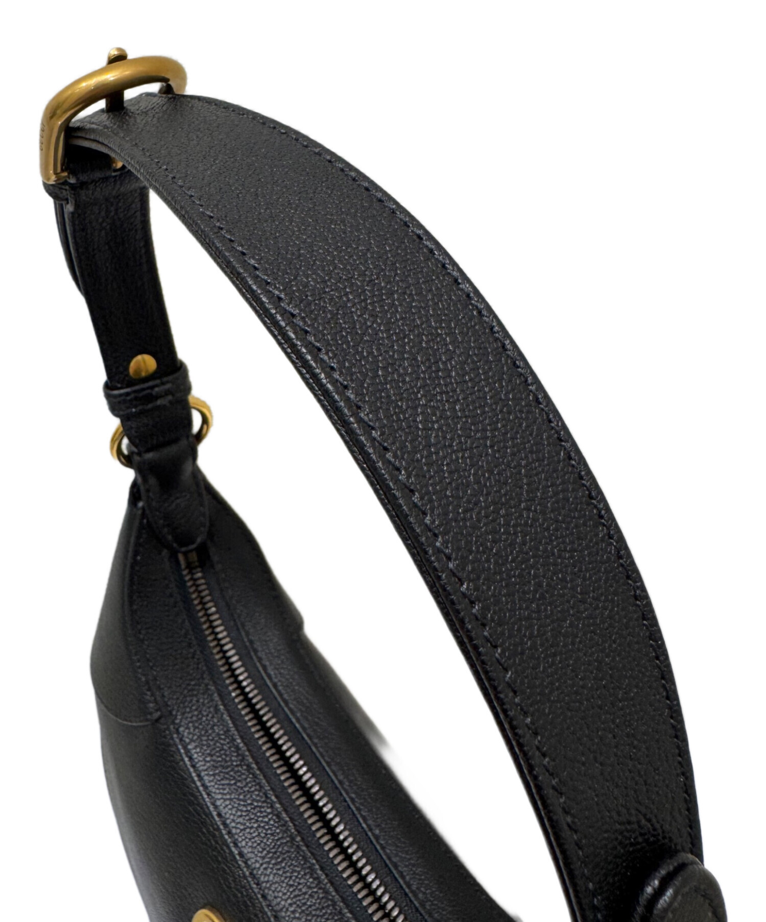 グッチ GUCCI レザー アフロディーテラージ ショルダーバッグ【中古】 グッチ アフロディーテ ラージ レザー ショルダーバッグ ブラック