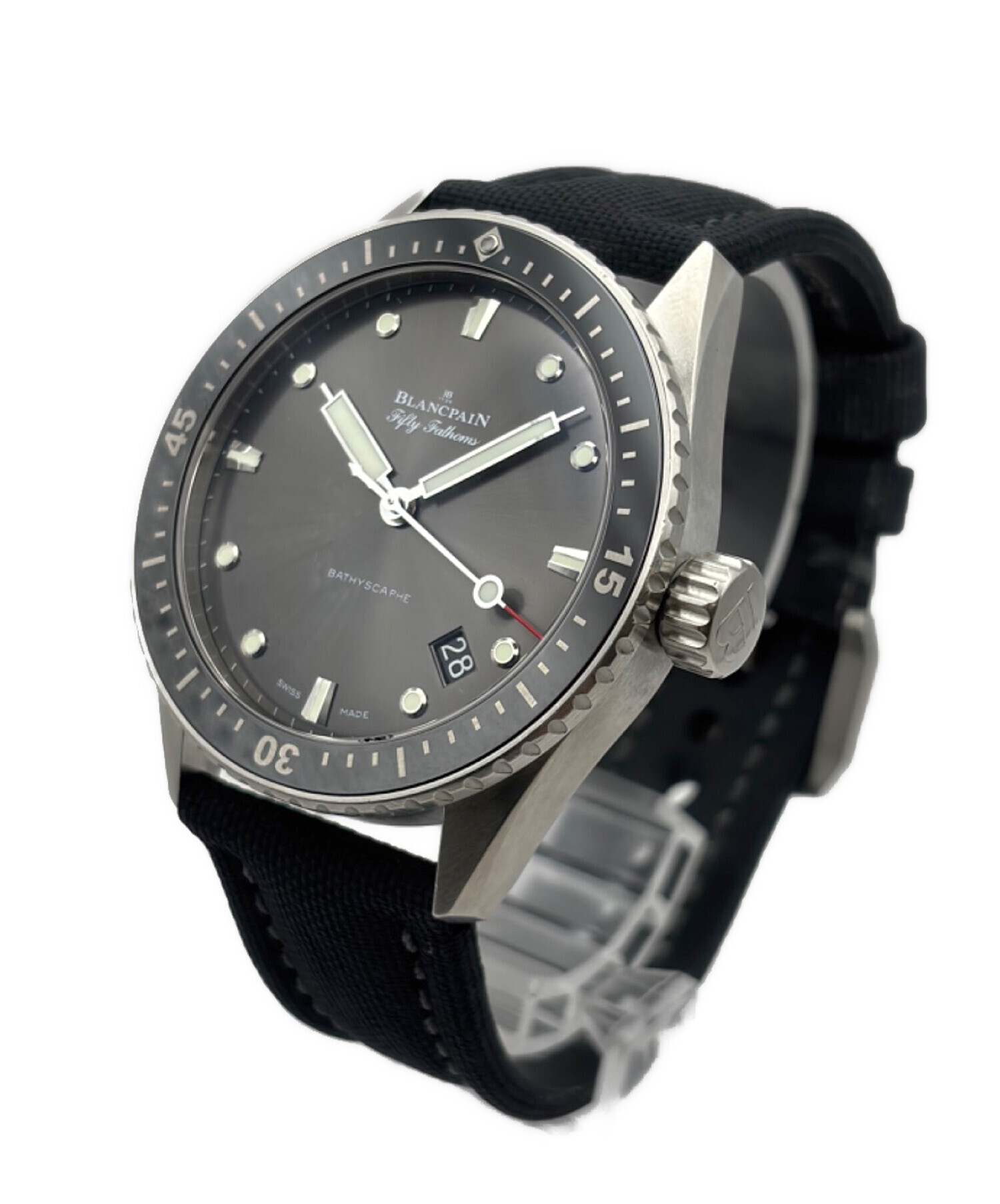 時計 BLANCPAIN - FIFTY FATHOMS Bathyscaphe 中古・古着通販】BLANCPAIN (ブランパン) Bathyscaphe Fifty Fathoms