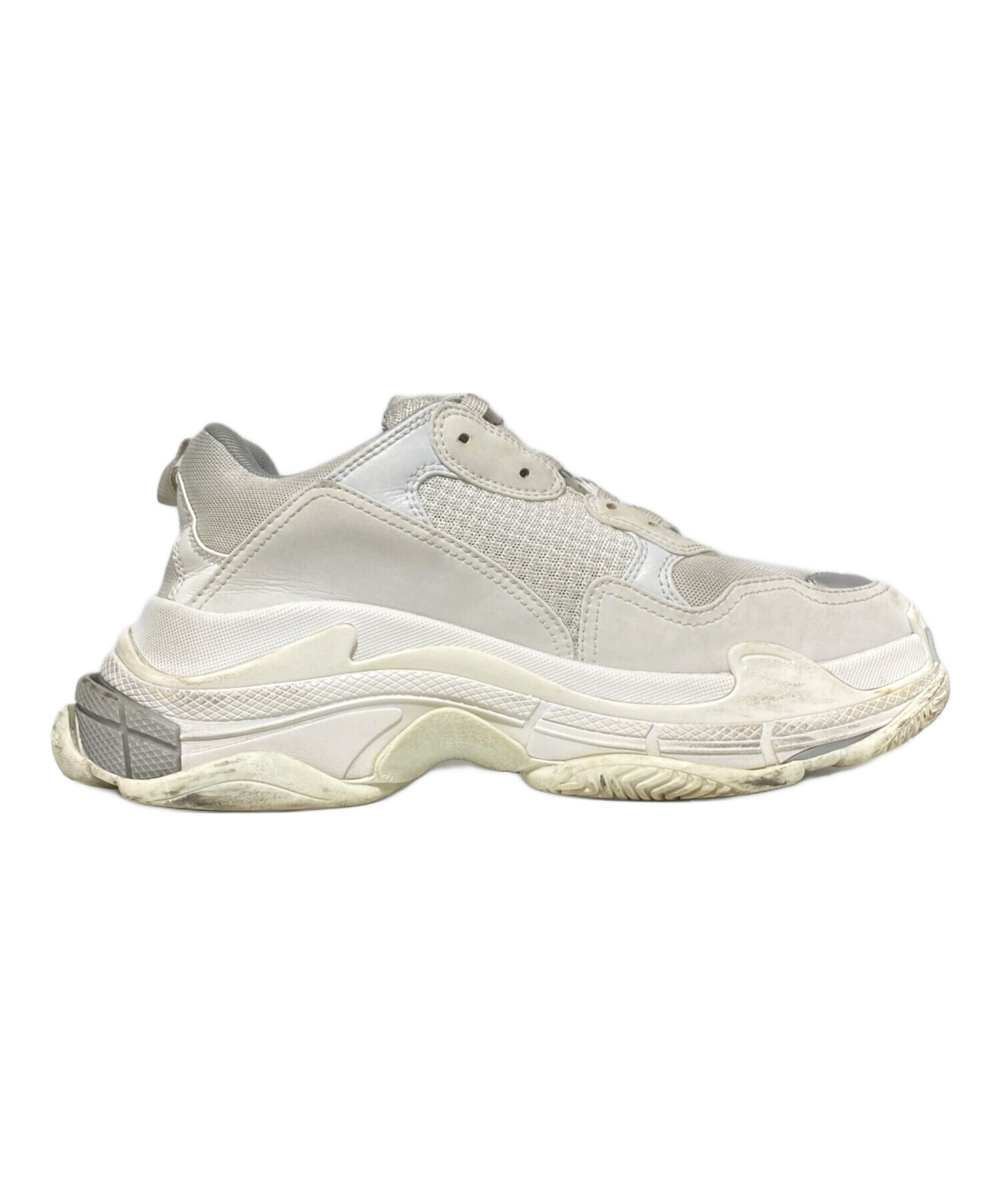 中古・古着通販】BALENCIAGA (バレンシアガ) TRIPLE S ホワイト サイズ 