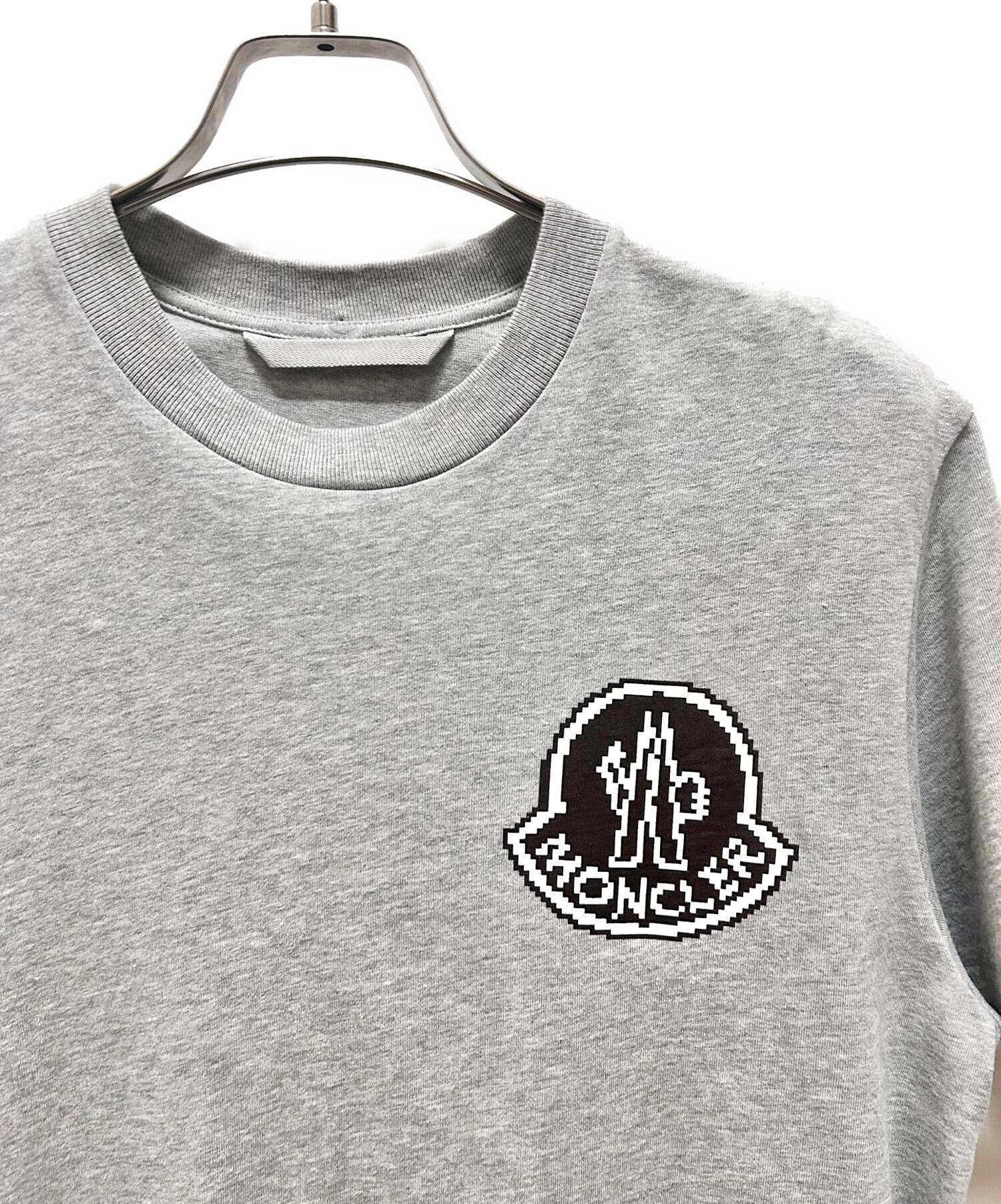 中古・古着通販】MONCLER (モンクレール) ロゴプリントクルーネックT