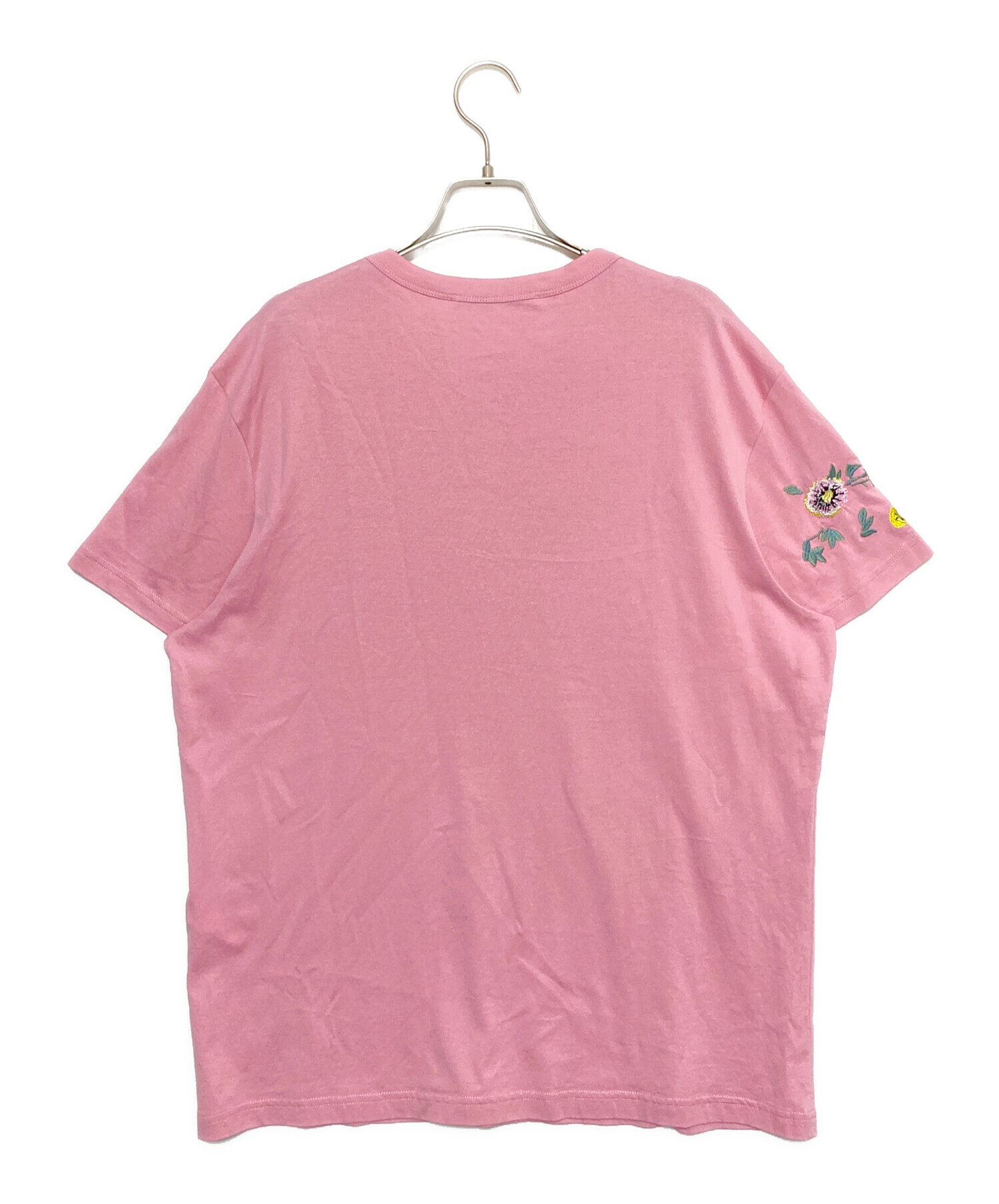 中古・古着通販】GIVENCHY (ジバンシィ) 刺繍ロゴTシャツ ピンク 