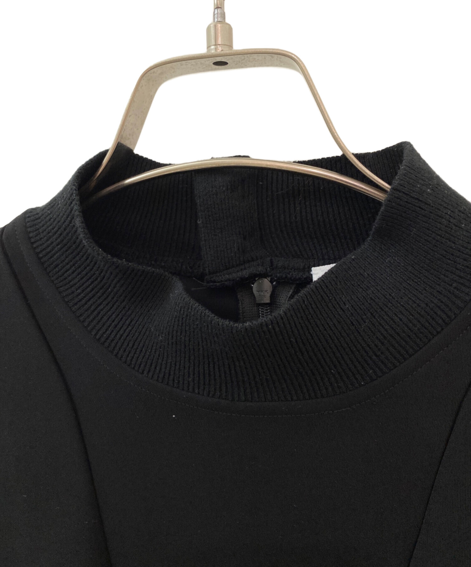 中古・古着通販】ENFOLD (エンフォルド) WIDE-FLARE DRESS ブラック