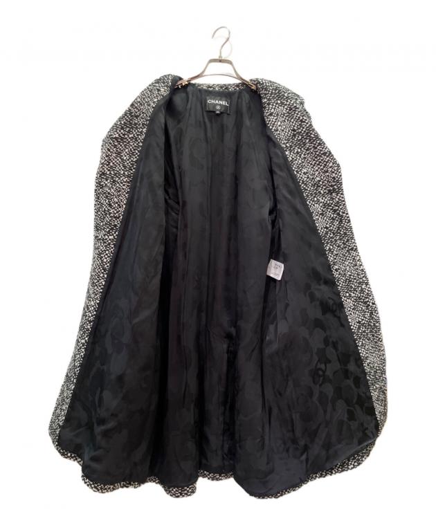 中古・古着通販】CHANEL (シャネル) ココマークボタン ツイードコート