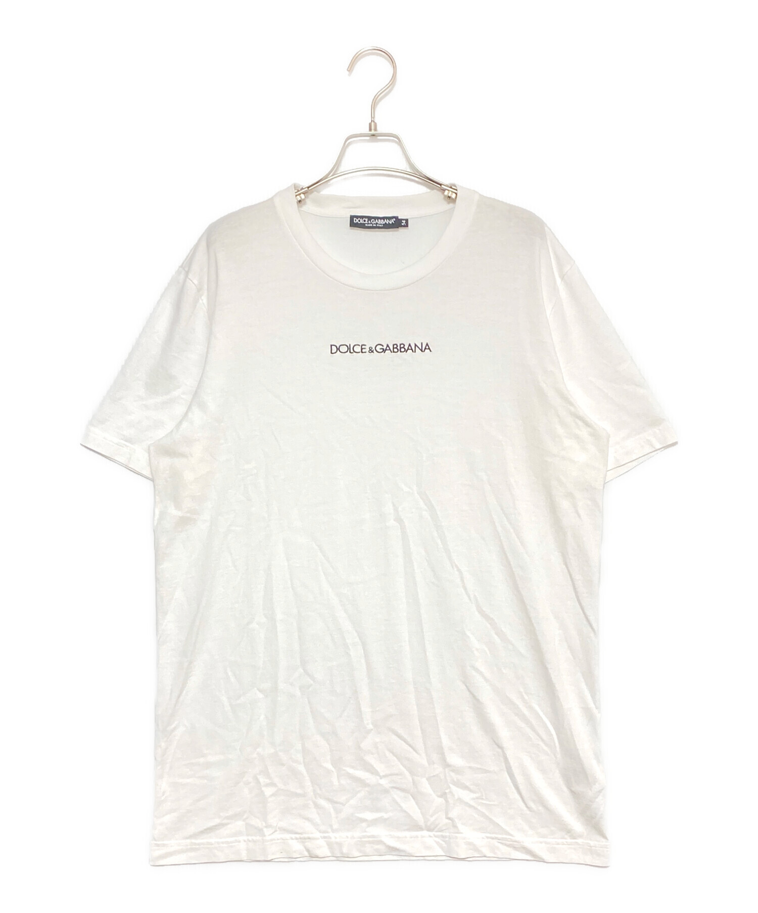 中古・古着通販】DOLCE & GABBANA (ドルチェ＆ガッバーナ) ロゴTシャツ 