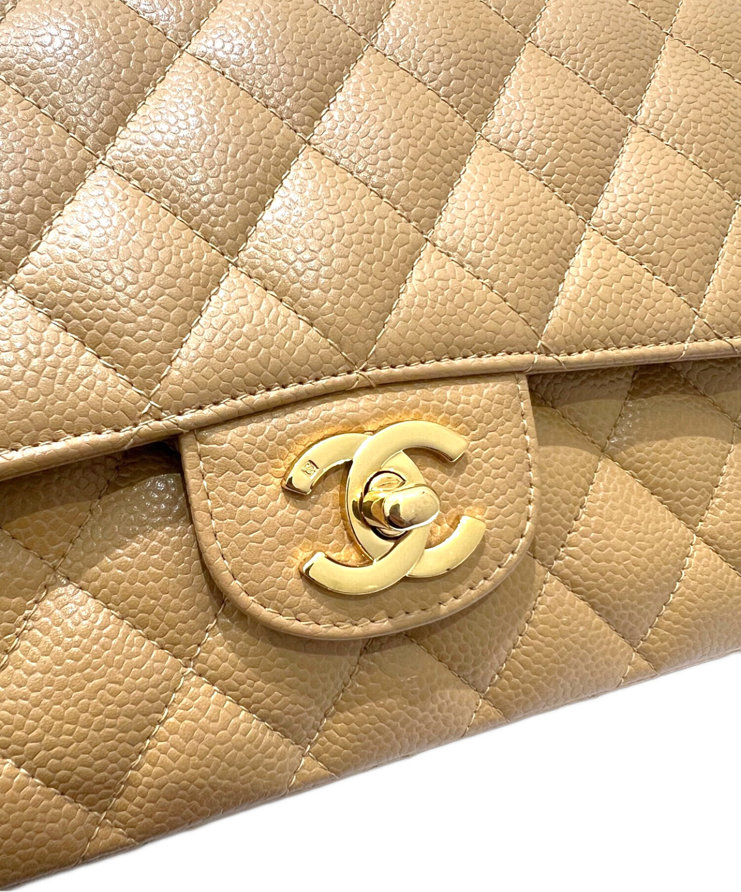 中古・古着通販】CHANEL (シャネル) マトラッセ25 ベージュ サイズ:25