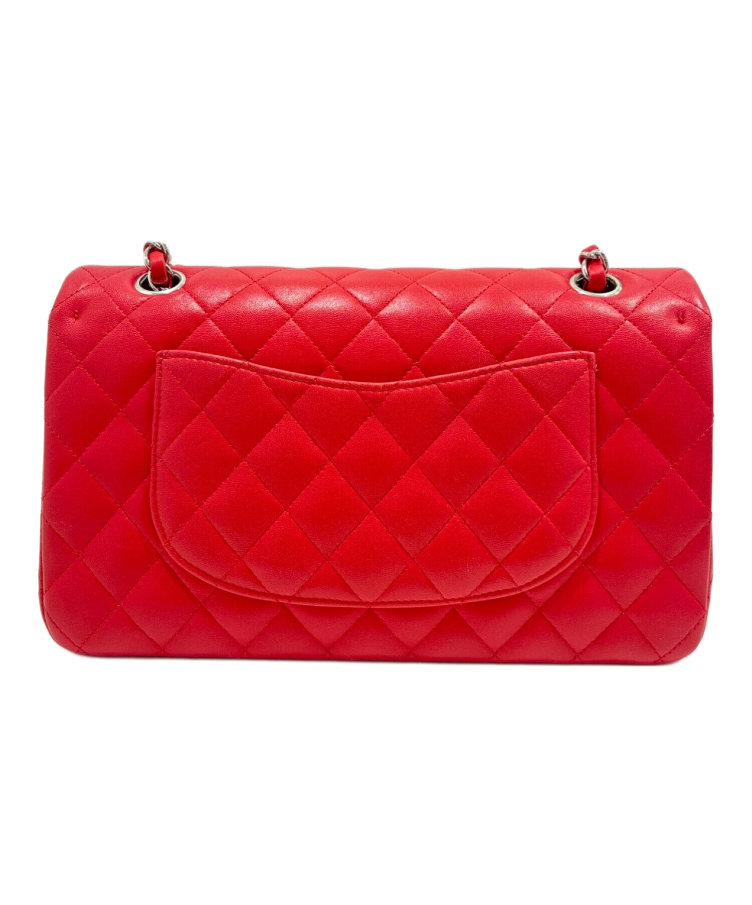 中古・古着通販】CHANEL (シャネル) マトラッセ25/レッド/Wフラップ