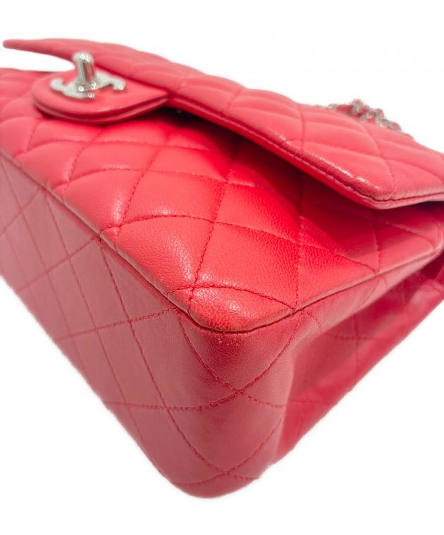 中古・古着通販】CHANEL (シャネル) マトラッセ25/レッド/Wフラップ