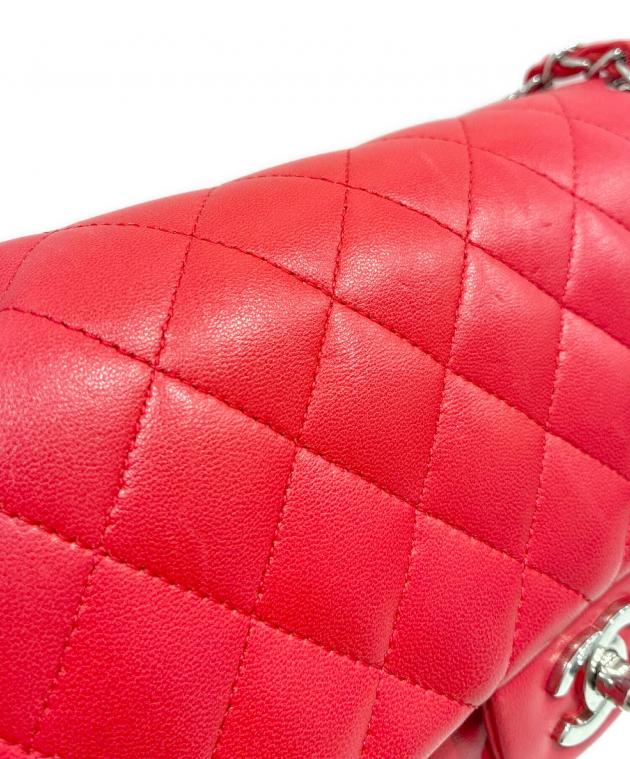 中古・古着通販】CHANEL (シャネル) マトラッセ25/レッド/Wフラップ