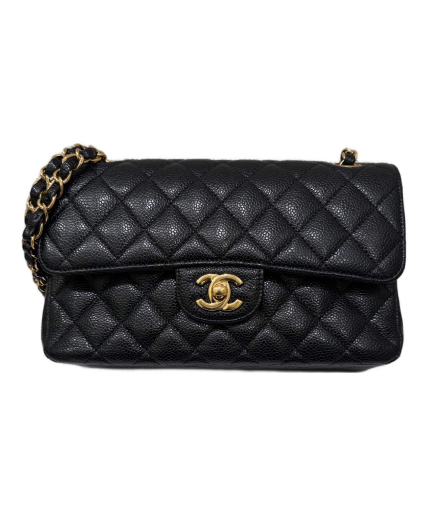 中古・古着通販】CHANEL (シャネル) Wフラップチェーンショルダー