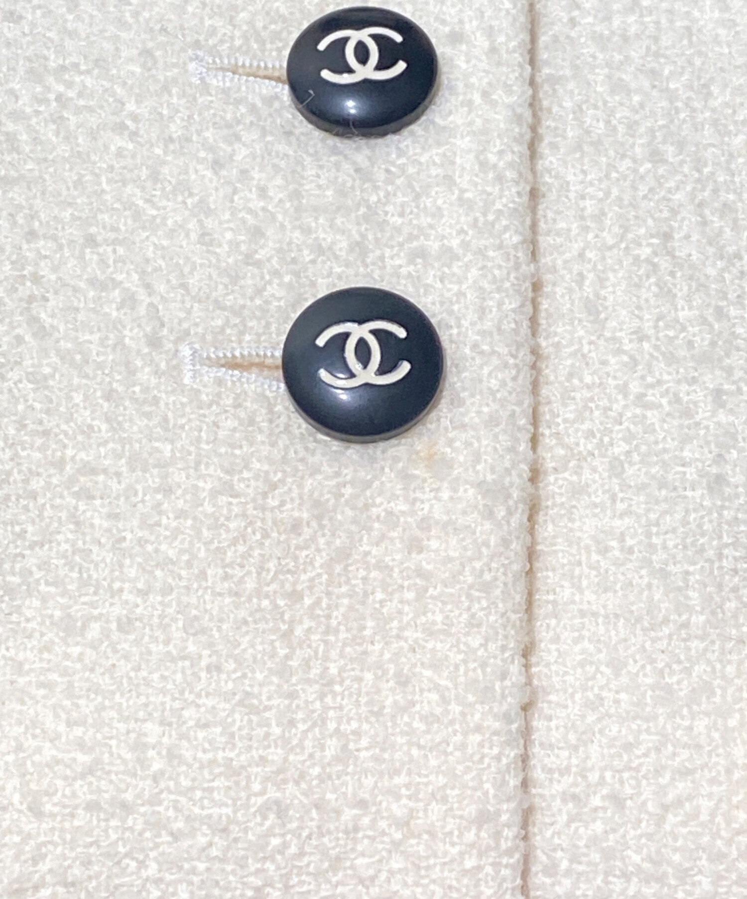 中古・古着通販】CHANEL (シャネル) バイカラーツイードジャケット
