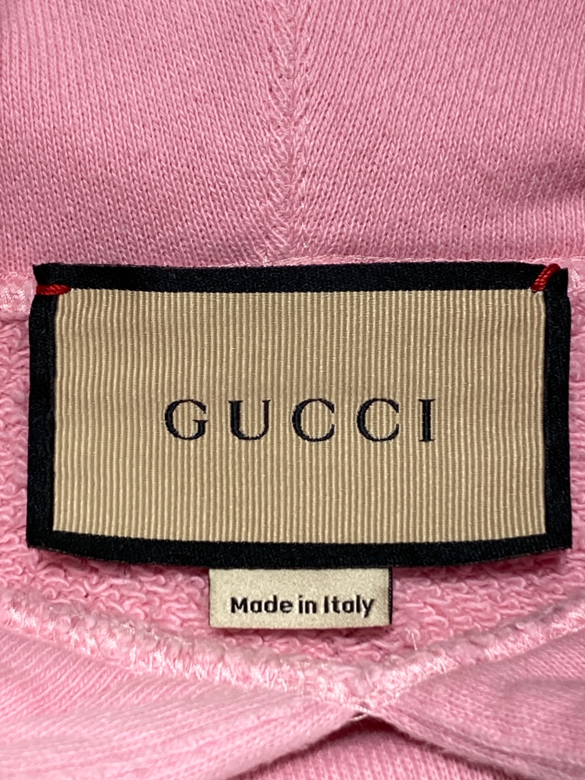 中古・古着通販】GUCCI (グッチ) ナンバリングパーカー ピンク サイズ
