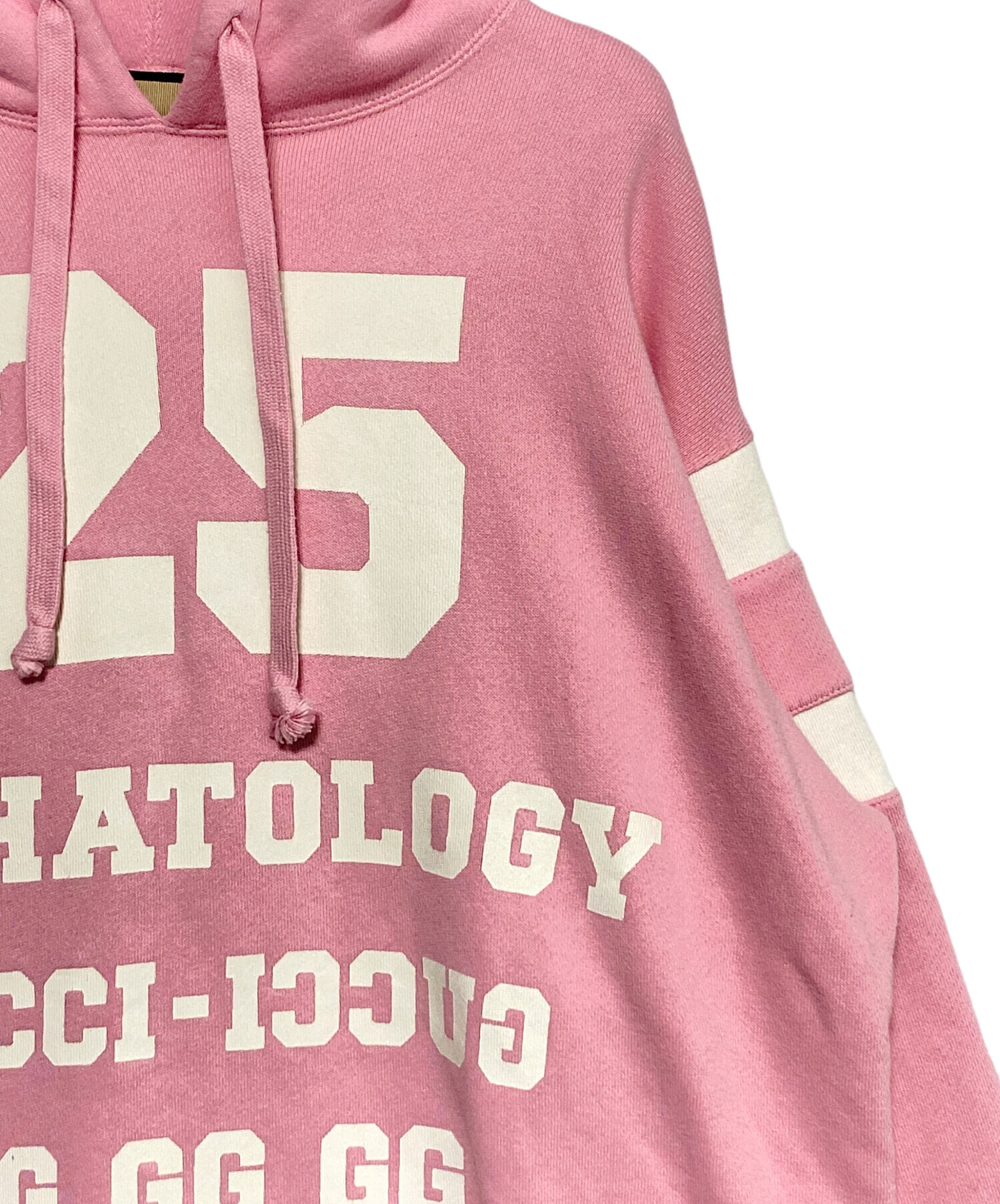 GUCCI ピンクパーカー Made in Italy GUCCI ピンクパーカー Made in Italy GUCCI PINK PIG HOODIE