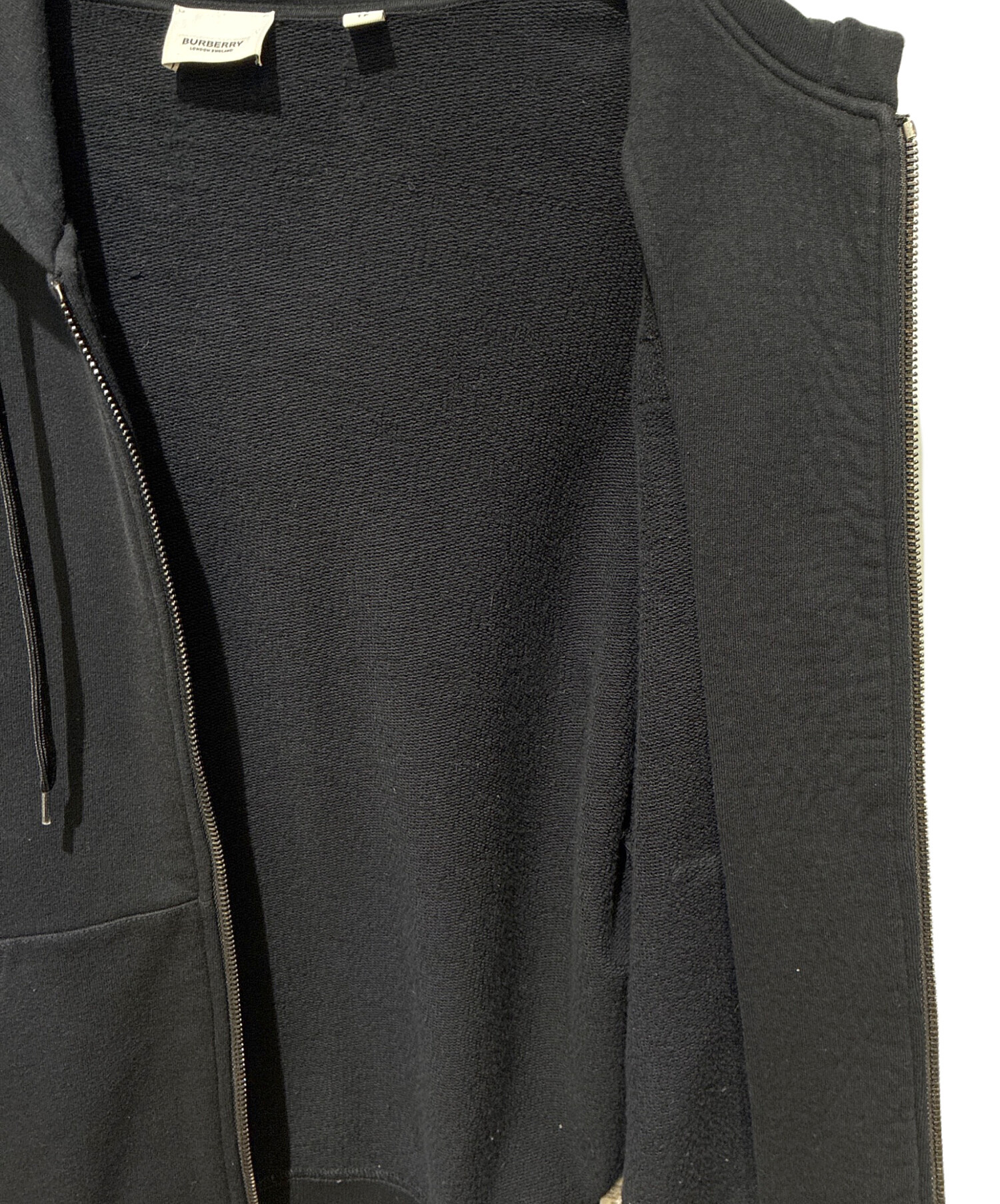 中古・古着通販】BURBERRY (バーバリー) 袖切替ジップパーカー