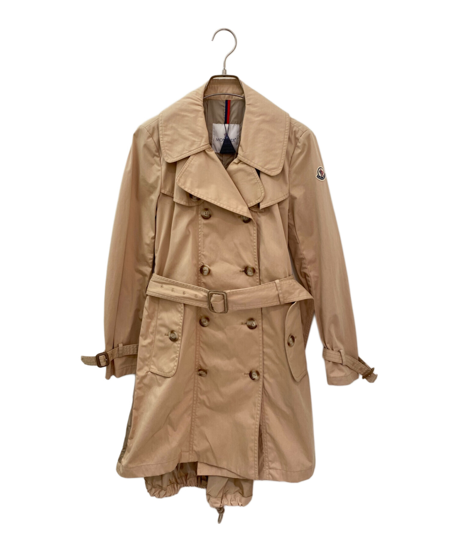 MONCLER ベージュ トレンチコート　サイズ１　M ベージュ Yevre ダウントレンチコート : ロングジャケット＆パーカー
