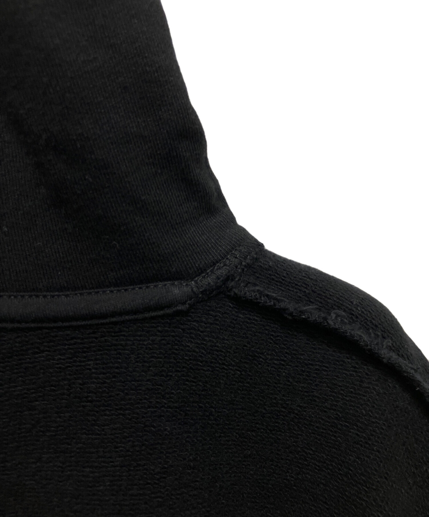 中古・古着通販】BALENCIAGA (バレンシアガ) 裾ロゴパーカー ブラック 