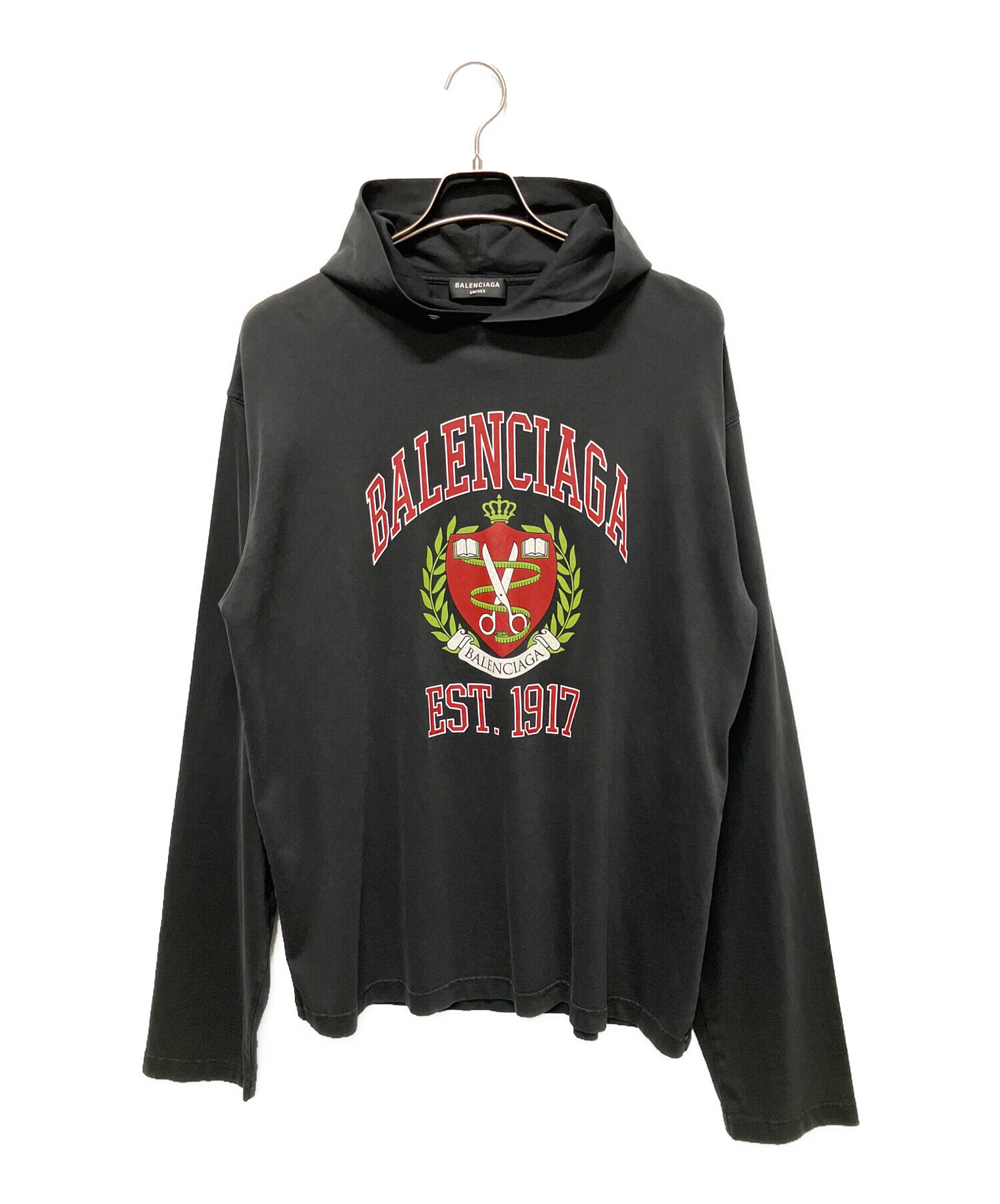 中古・古着通販】BALENCIAGA (バレンシアガ) ユーズド加工カレッジロゴ