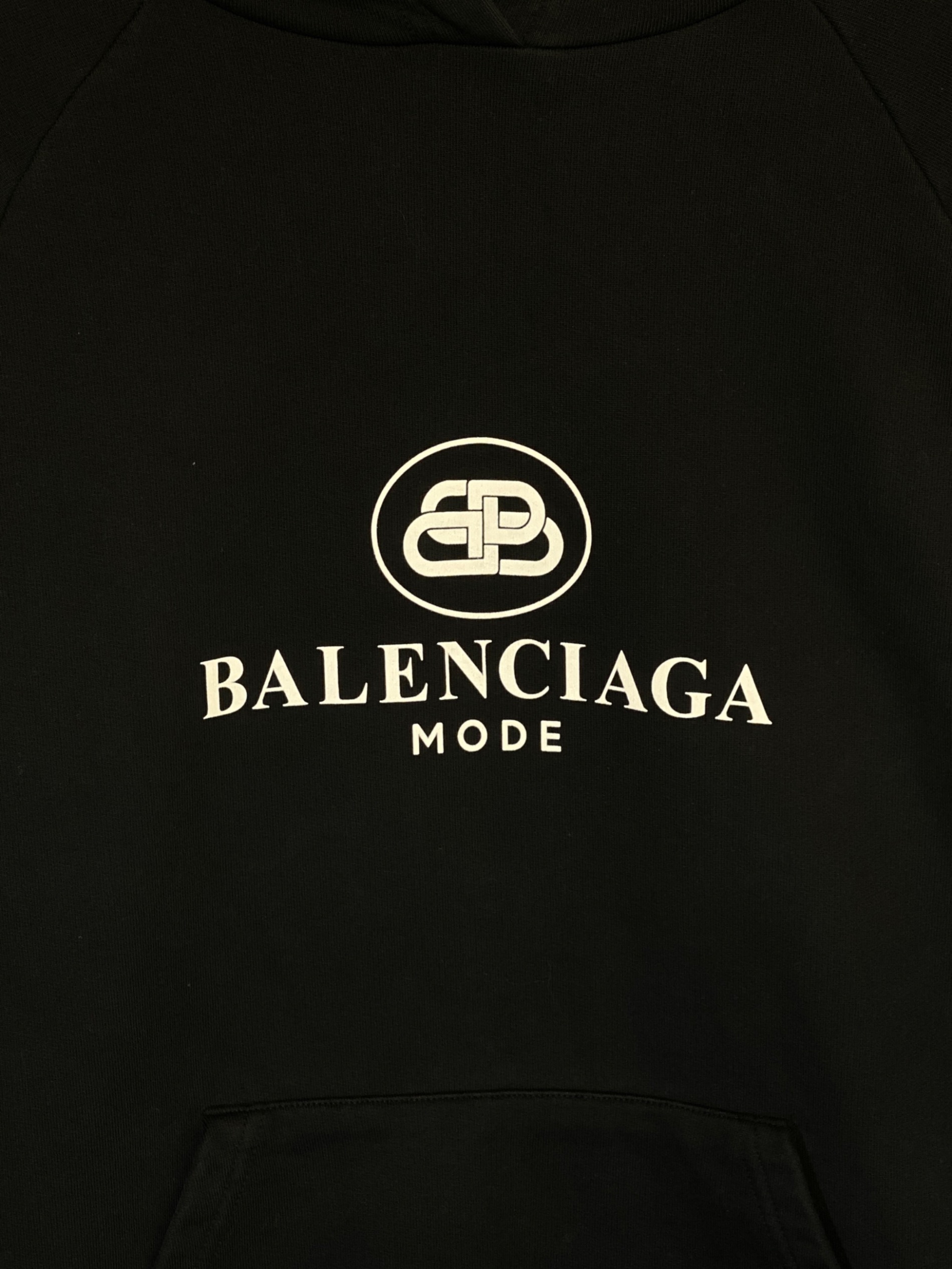 中古・古着通販】BALENCIAGA (バレンシアガ) ロゴパーカー ブラック