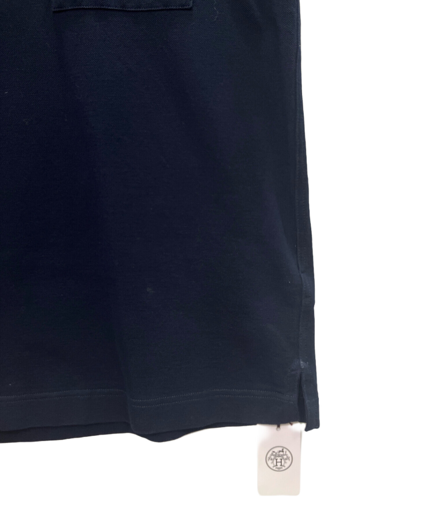 中古・古着通販】HERMES (エルメス) 鹿の子 Tシャツ ネイビー サイズ