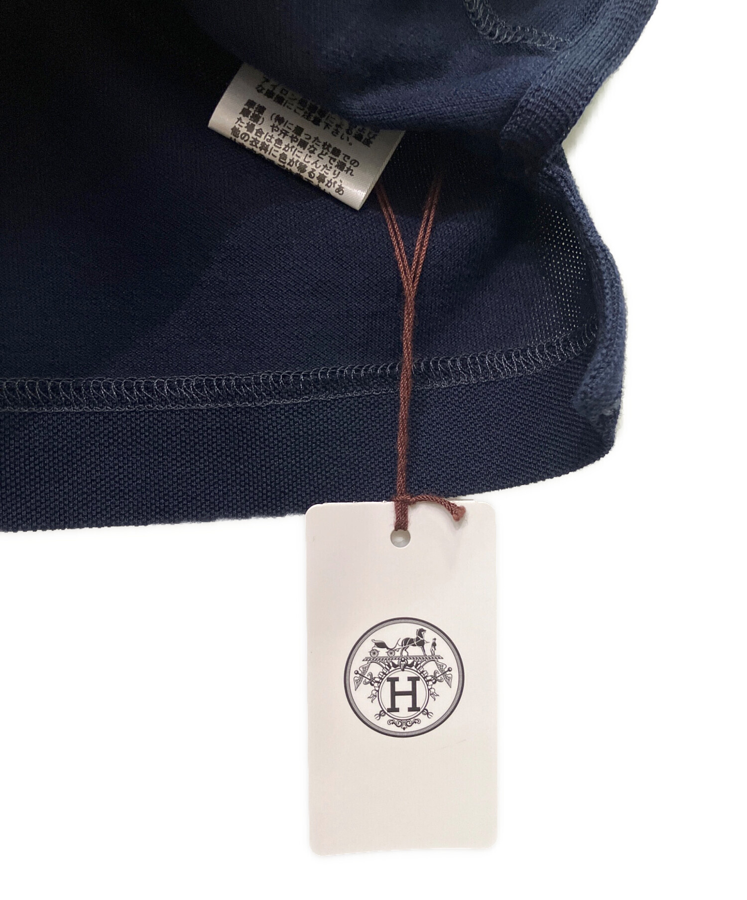 HERMES Tシャツ・カットソー 34(XXS位) 赤x黒x青等(総柄) 【古着】【中古】 HERMES - HERMES Tシャツ・カットソー 34(XXS位) 赤x黒x青等(総柄