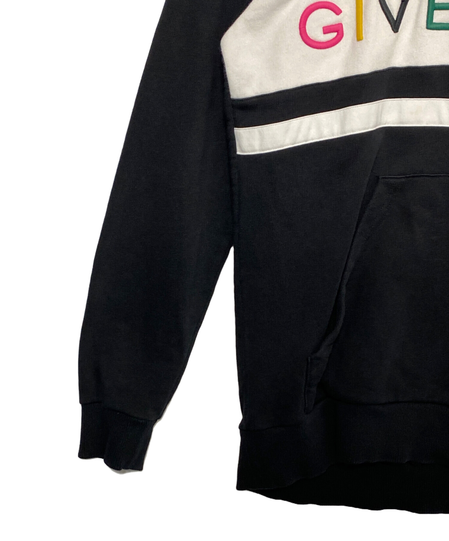 GIVENCHY パーカー XSサイズ 中古・古着通販】GIVENCHY (ジバンシィ) ロゴパーカー ブラック サイズ