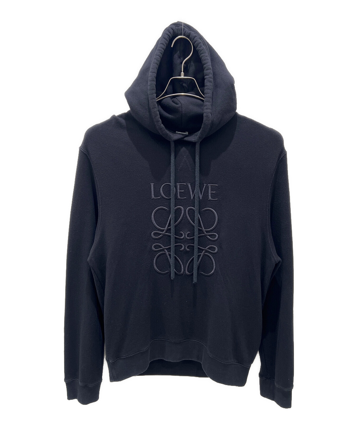 【美品】ロエベ　アナグラム　スウェットパーカー　レディースM　立体刺繍 中古・古着通販】LOEWE (ロエベ) アナグラム刺繍パーカー
