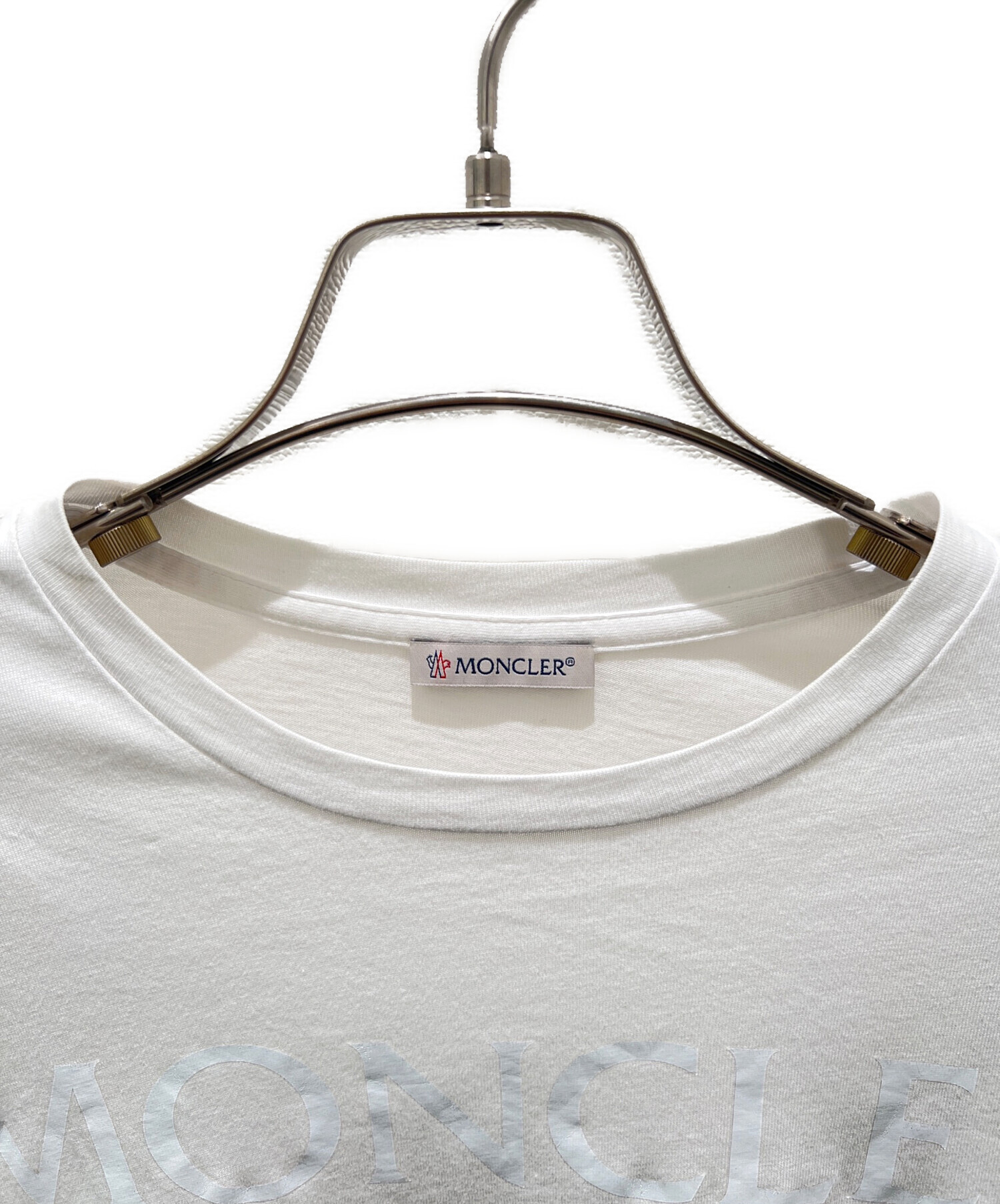 モンクレール　ワッペンTシャツ　XS MONCLER (モンクレール) ワッペンマン クルーネック 半袖 Tシャツ