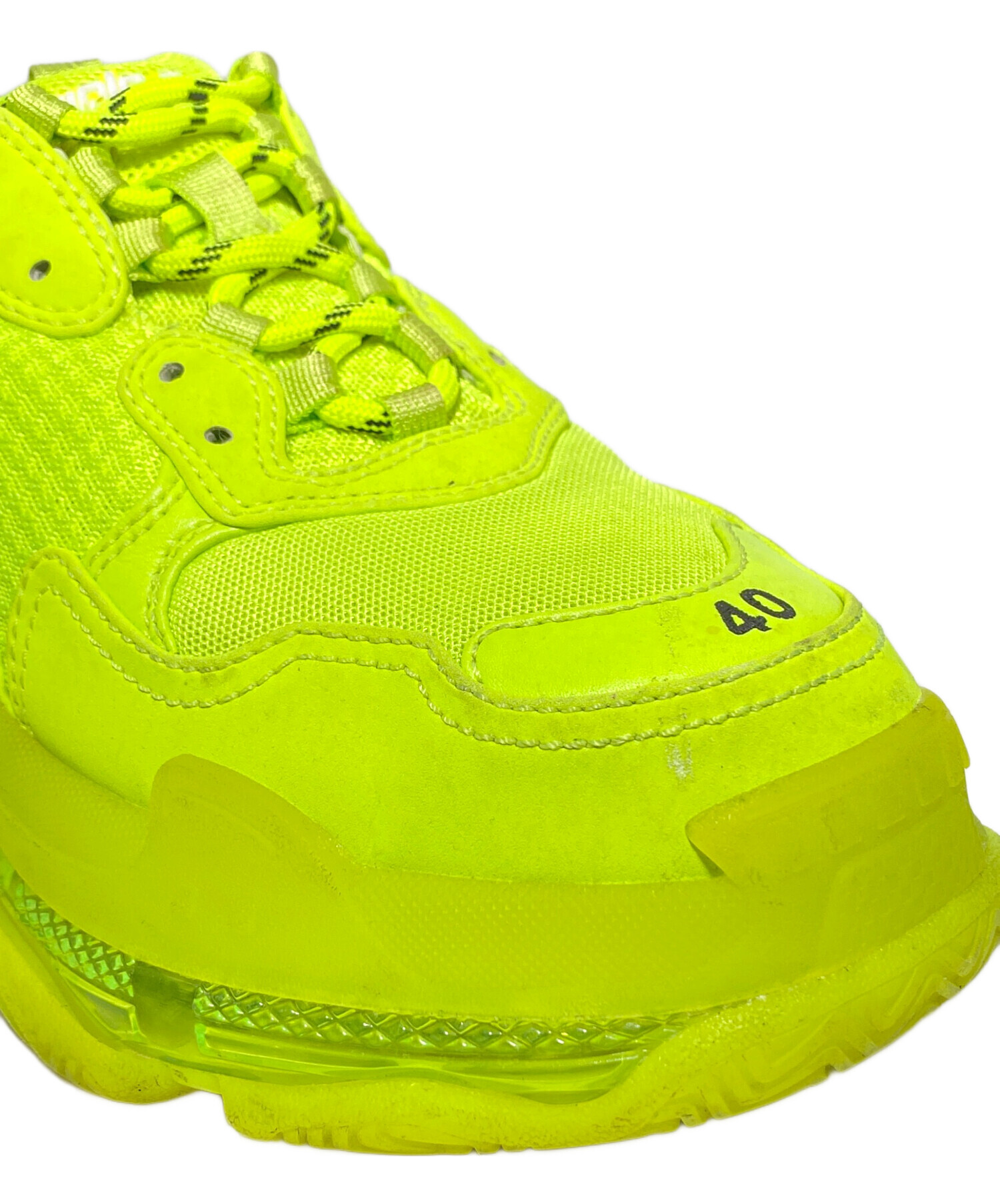 中古・古着通販BALENCIAGA (バレンシアガ) TRIPLE S イエロー 中古・古着通販BALENCIAGA (バレンシアガ) TRIPLE S イエロー