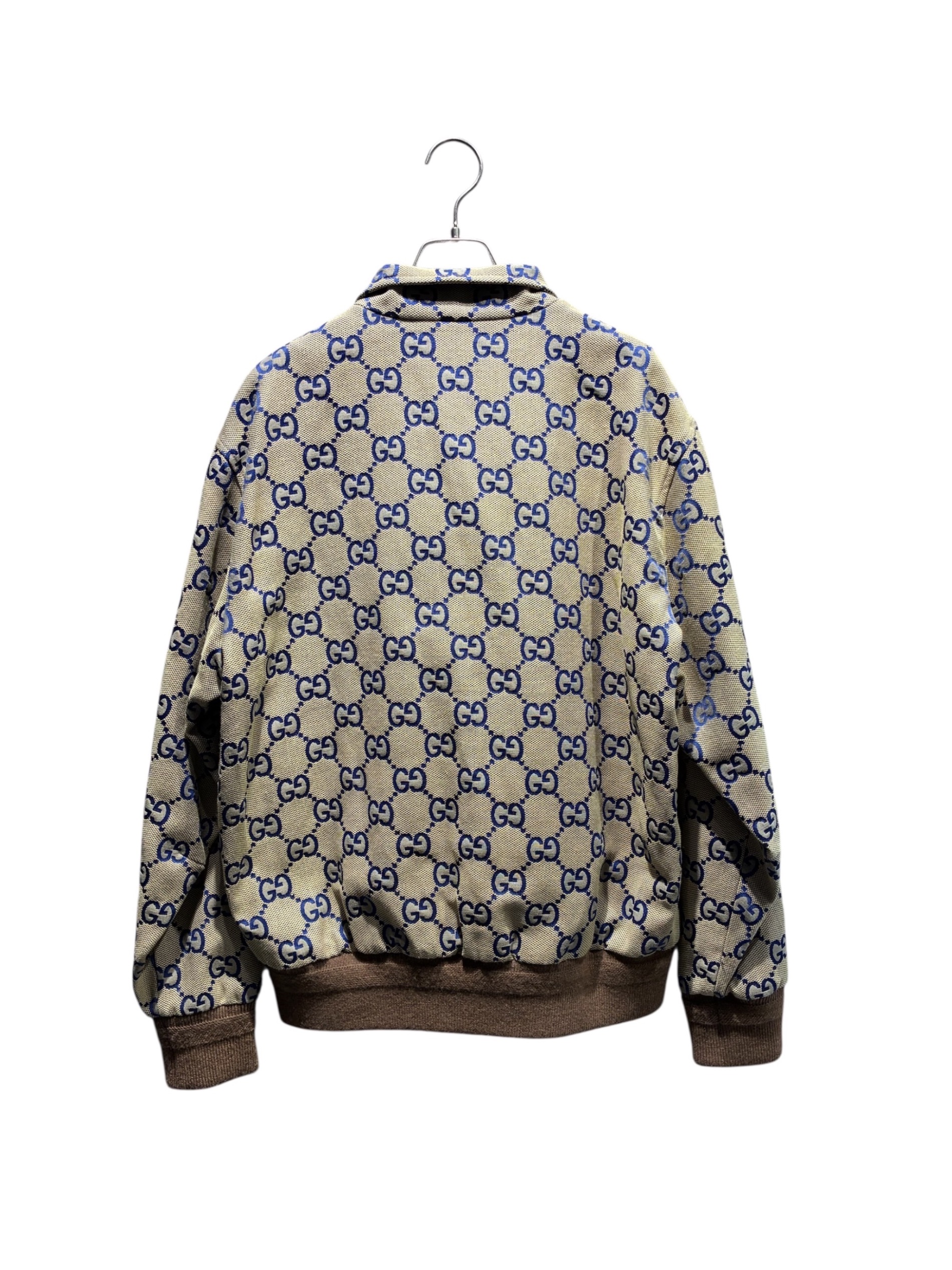 中古・古着通販】GUCCI (グッチ) GGロゴジャケット ベージュ サイズ:48