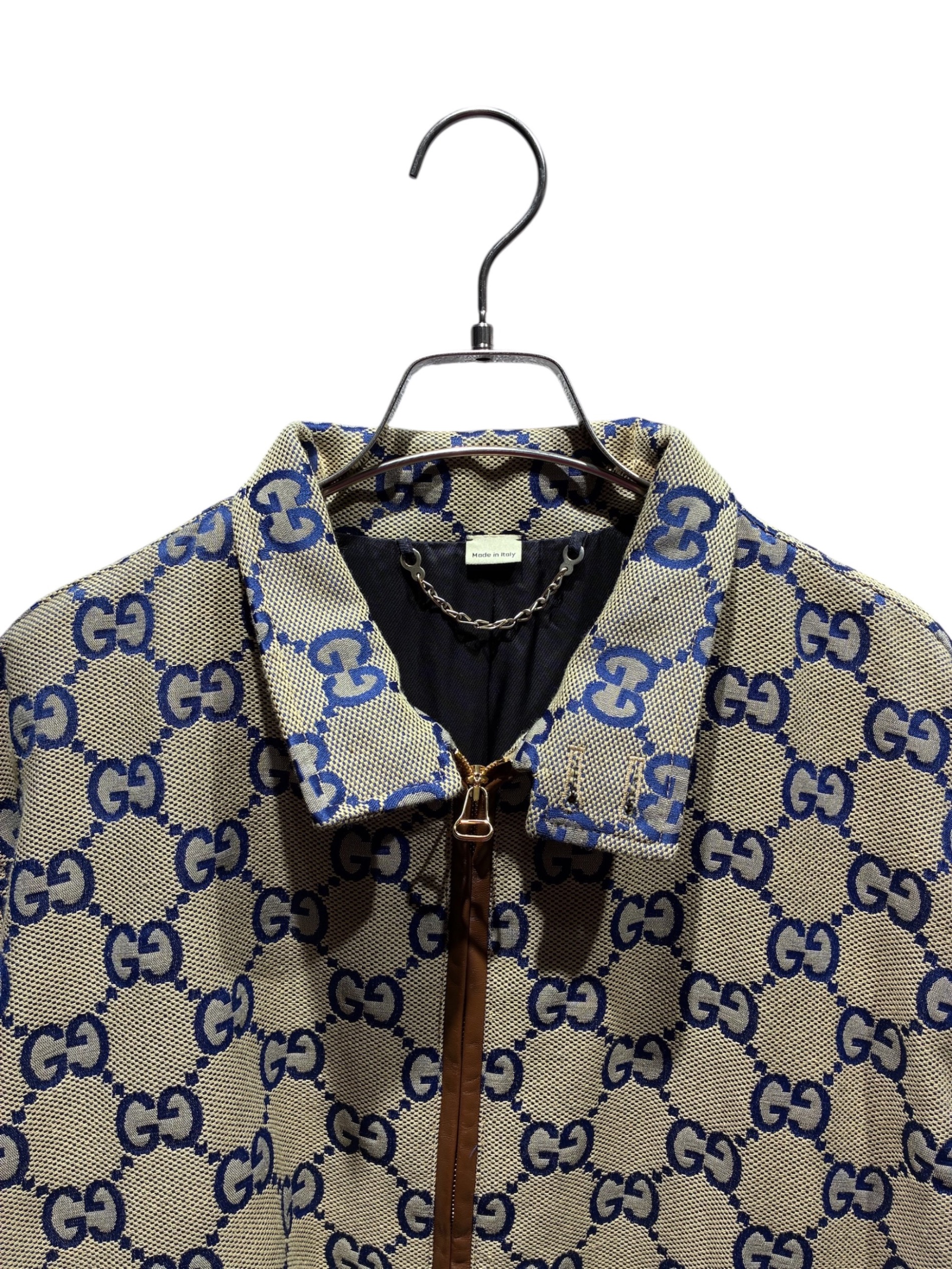 中古・古着通販】GUCCI (グッチ) GGロゴジャケット ベージュ サイズ:48