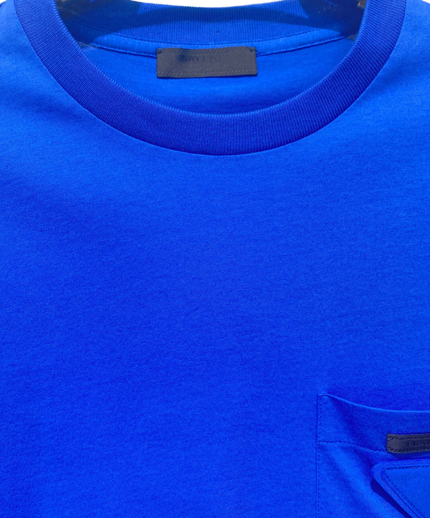 中古・古着通販】PRADA (プラダ) トライアングルロゴポケットTシャツ 