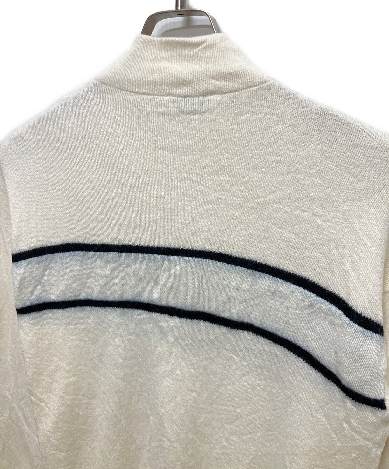 MONCLER タートルネックニット M ※新品未使用品 中古・古着通販】MONCLER (モンクレール) フロントロゴウールニット