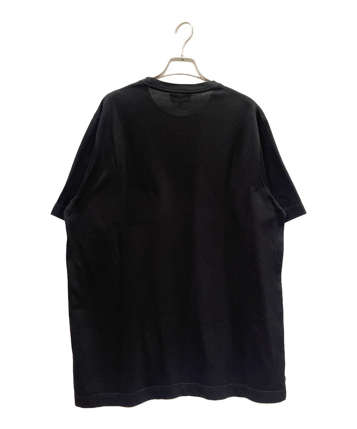 中古・古着通販】HERMES (エルメス) 鹿の子Tシャツ ブラック サイズ:XL