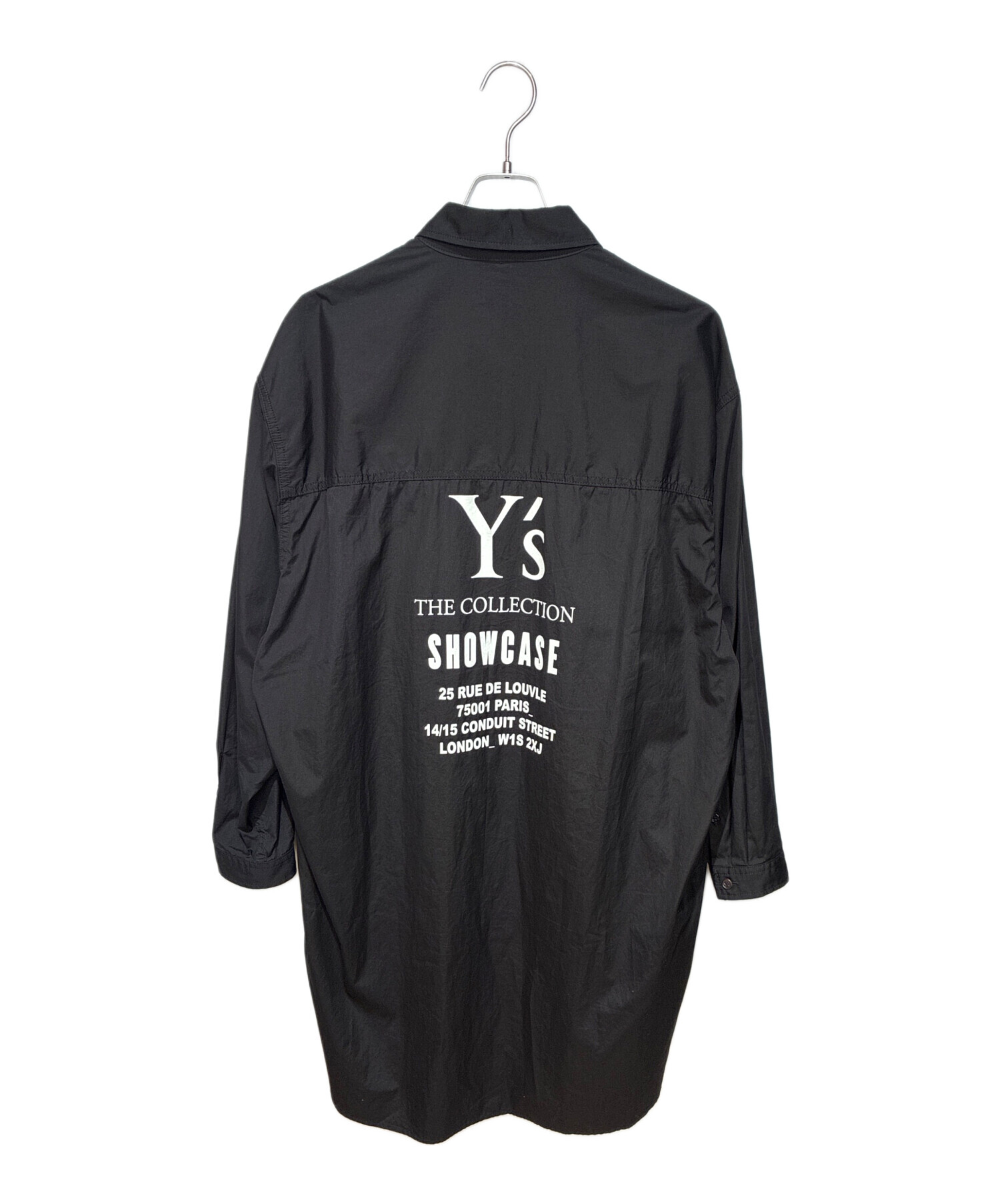 ワイズ Y's シャツ ブラウス 2 黒 無地 レギュラーカラー 長袖 Y's（シャツ/ブラウス(長袖/七分)）のフリマアイテム一覧