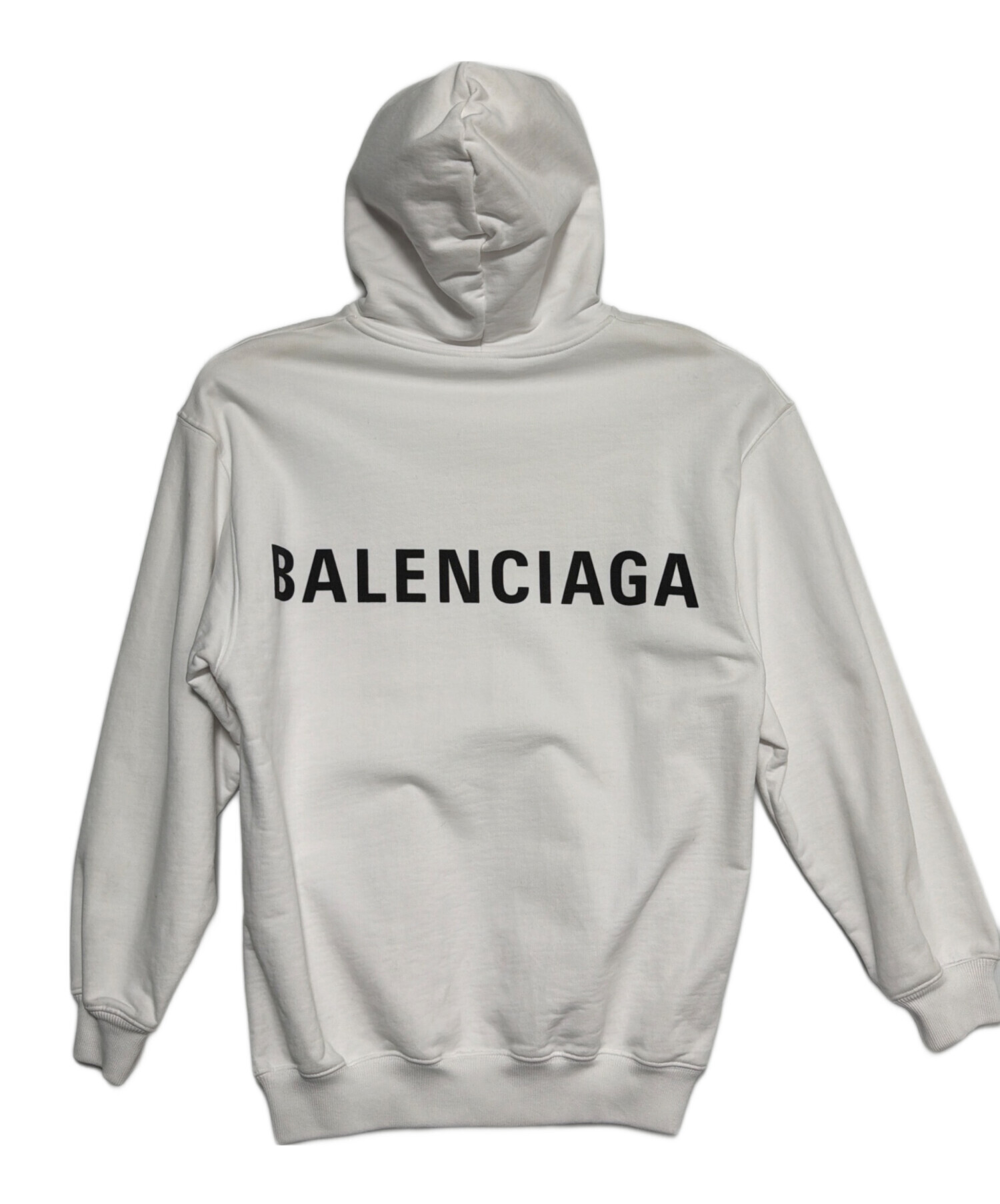 BALENCIAGA ホワイト パーカー Sサイズ BALENCIAGA ホワイト パーカーsサイズ - メルカリ